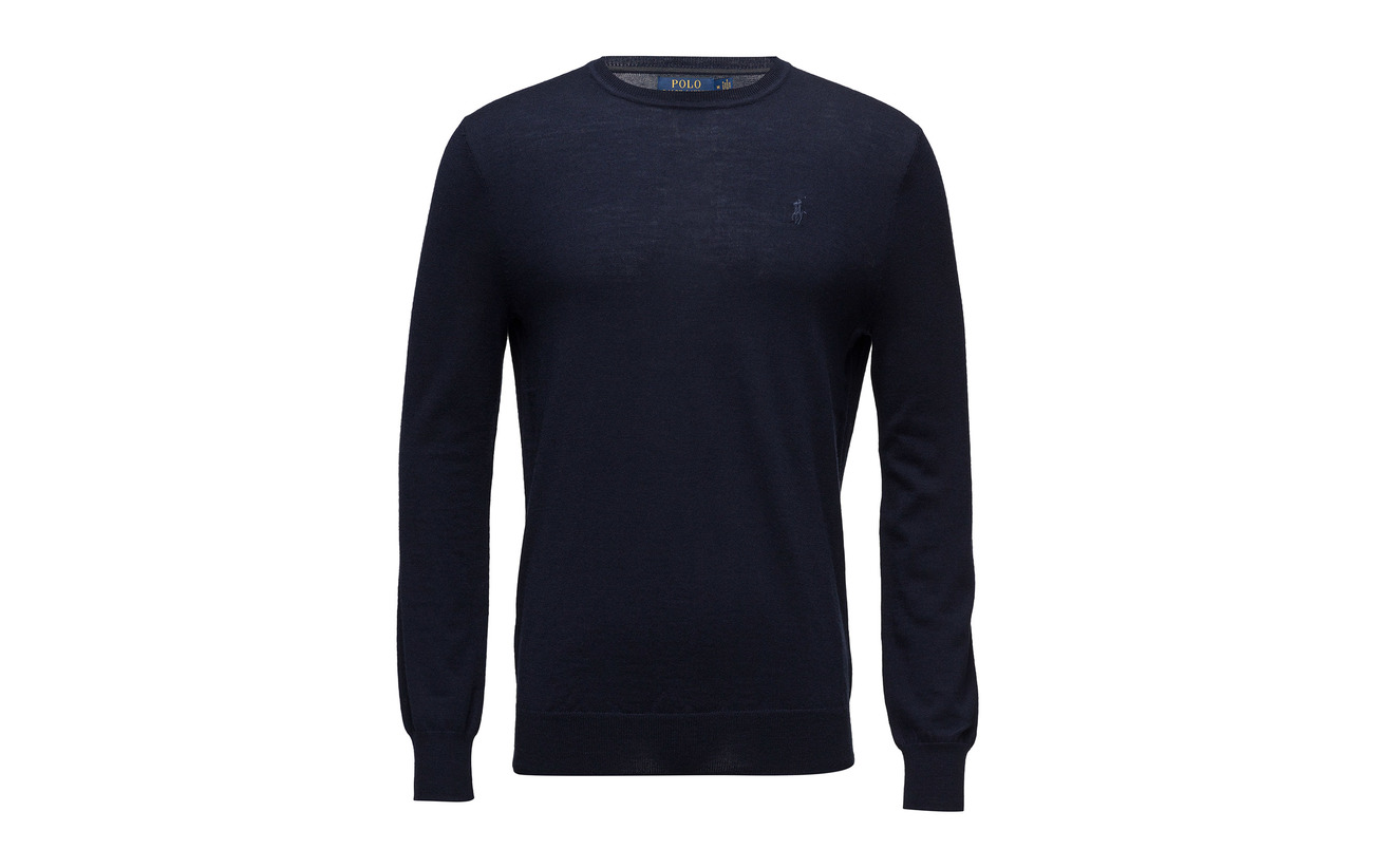 Granite Dark Polo Merino Sweater Slim Lauren Heat Washable Ralph R0w6zRq