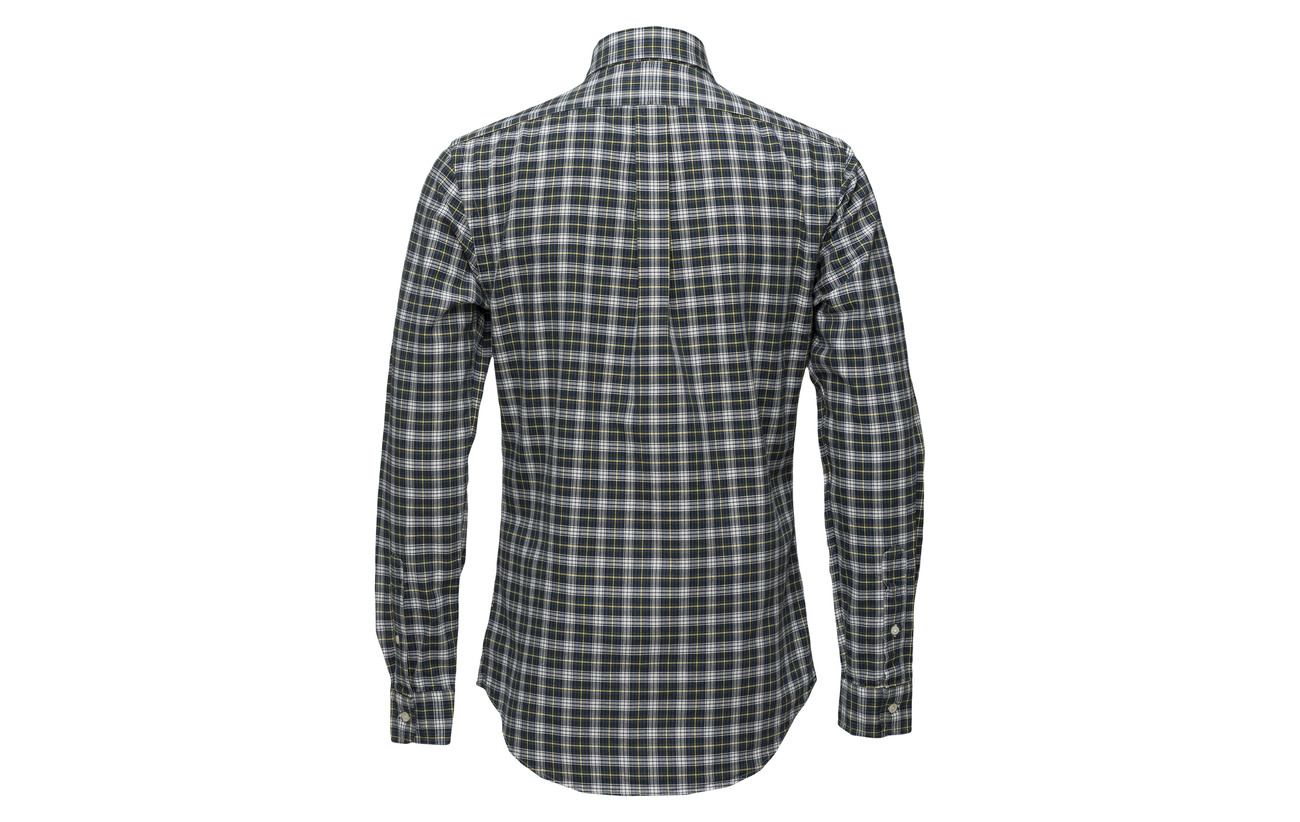 Mu pine Plaid Ralph Fit Slim Navy Polo Lauren Oxford 2905 Shirt PTUqwF
