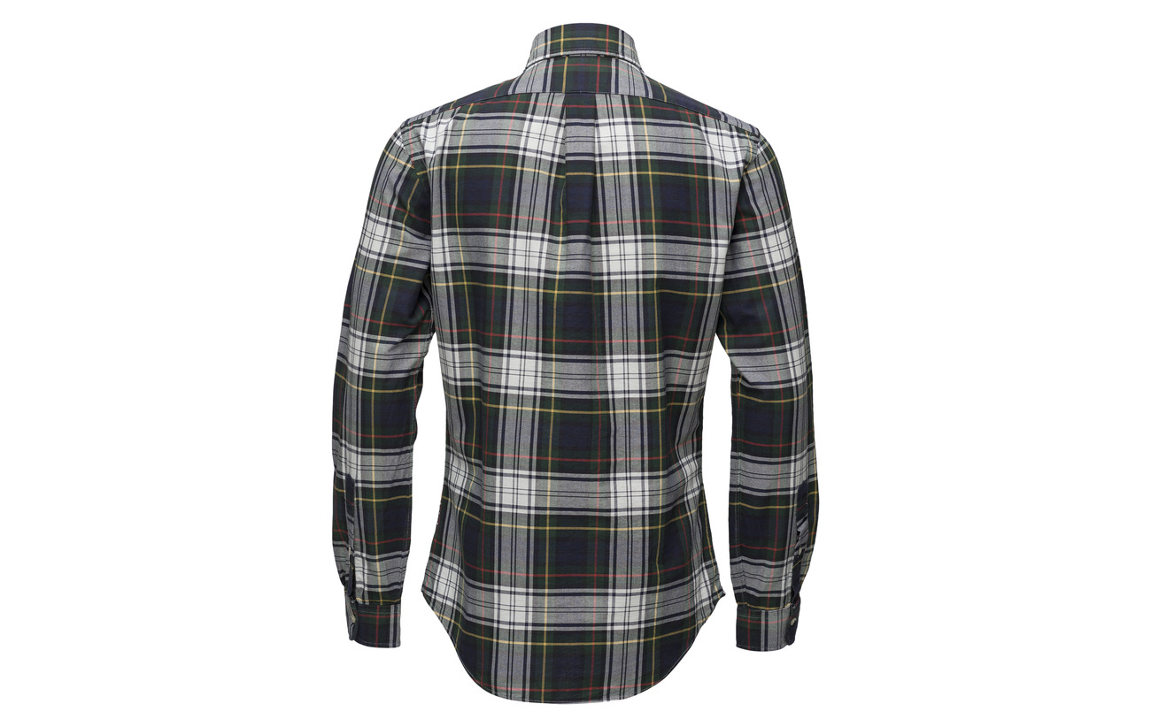 Mu pine Plaid Ralph Fit Slim Navy Polo Lauren Oxford 2905 Shirt PTUqwF
