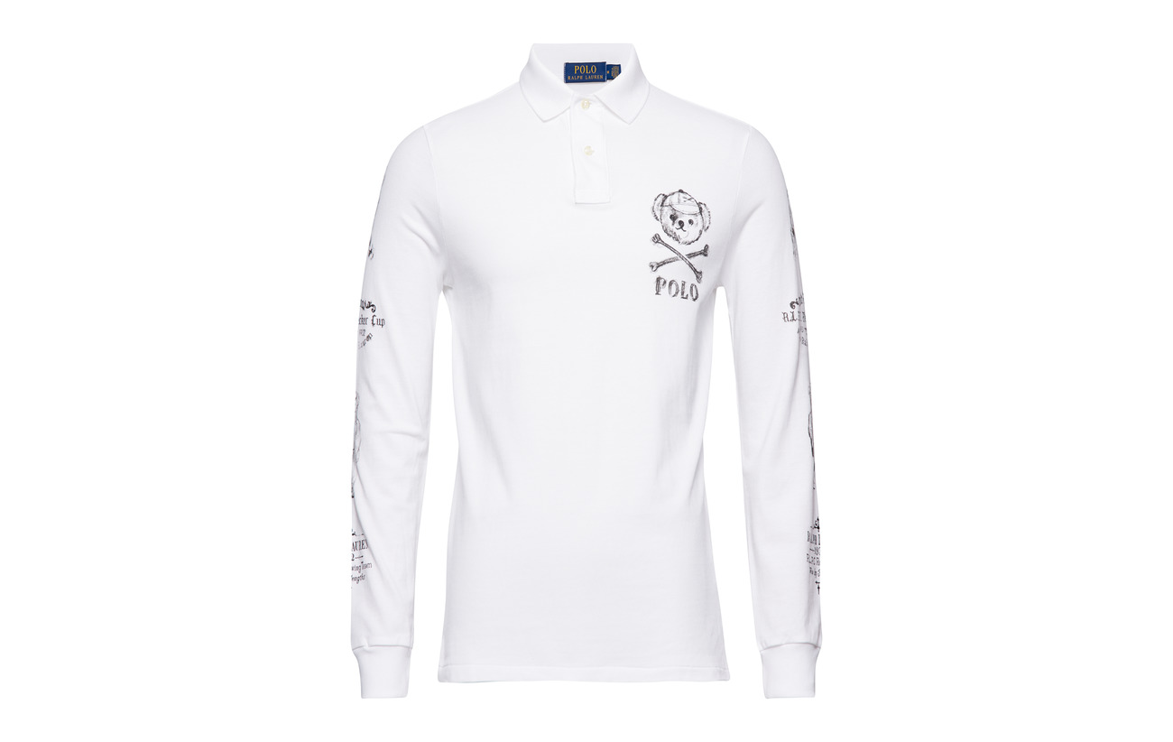 Polo Lauren Custom sleeve Classic Ralph Oxford Long Wh Slim aPpBq