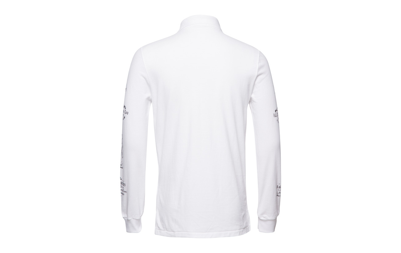 Polo Lauren Custom sleeve Classic Ralph Oxford Long Wh Slim aPpBq
