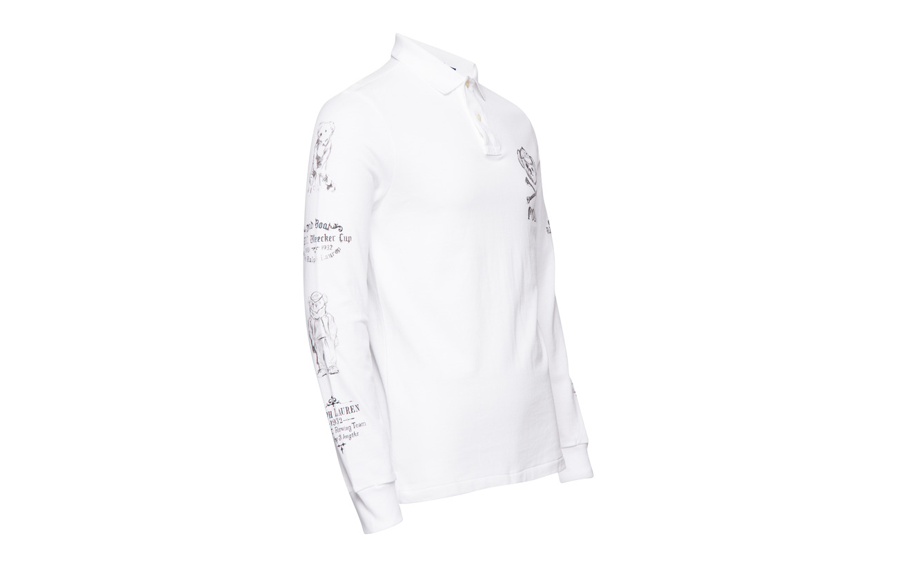 Polo Lauren Custom sleeve Classic Ralph Oxford Long Wh Slim aPpBq