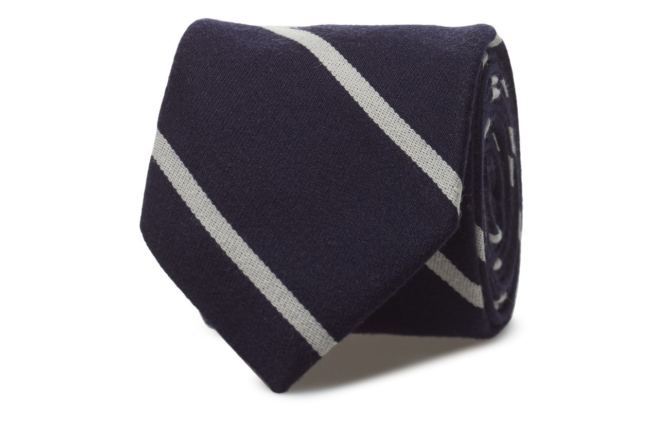 whitePolo Lauren Tienavy Wool Narrow silk Ralph Striped tdhrCsQ
