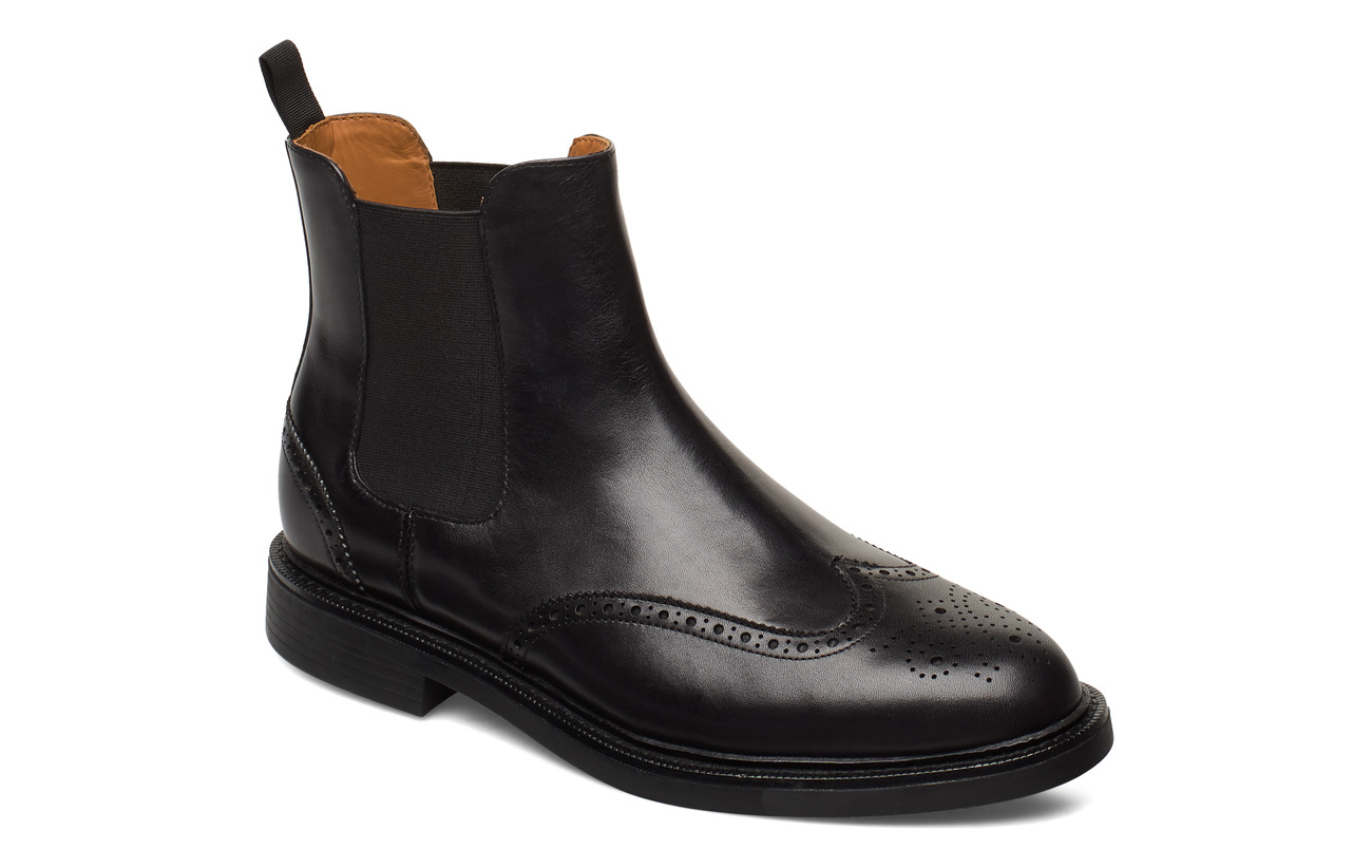 asher leather wingtip boot