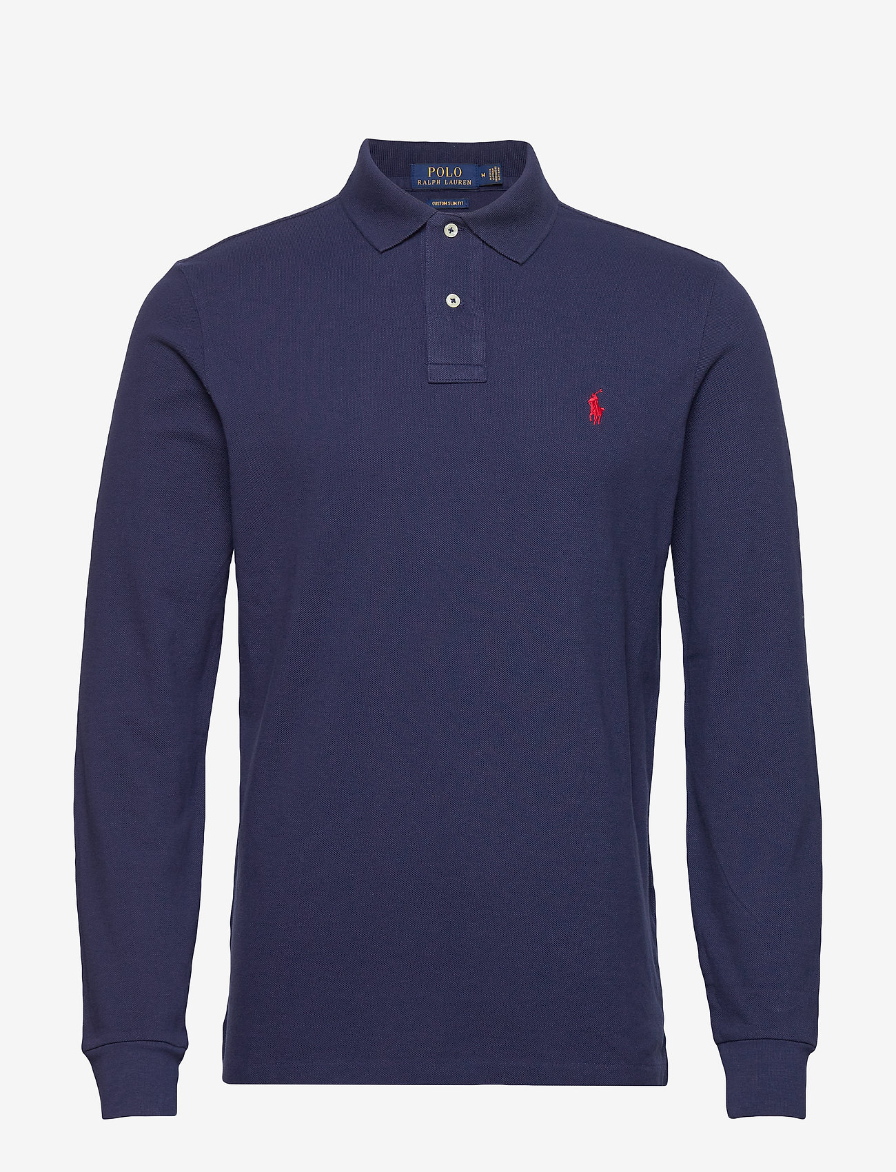 polo ralph lauren custom slim fit mesh polo long sleeve