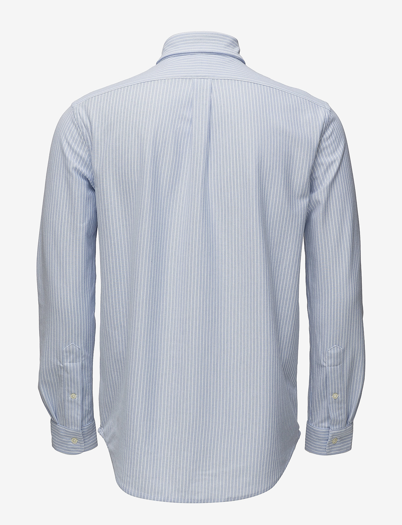 Striped Knit Oxford Shirt (Dress Shirt Blue/) (659.40 kr) - Polo Ralph