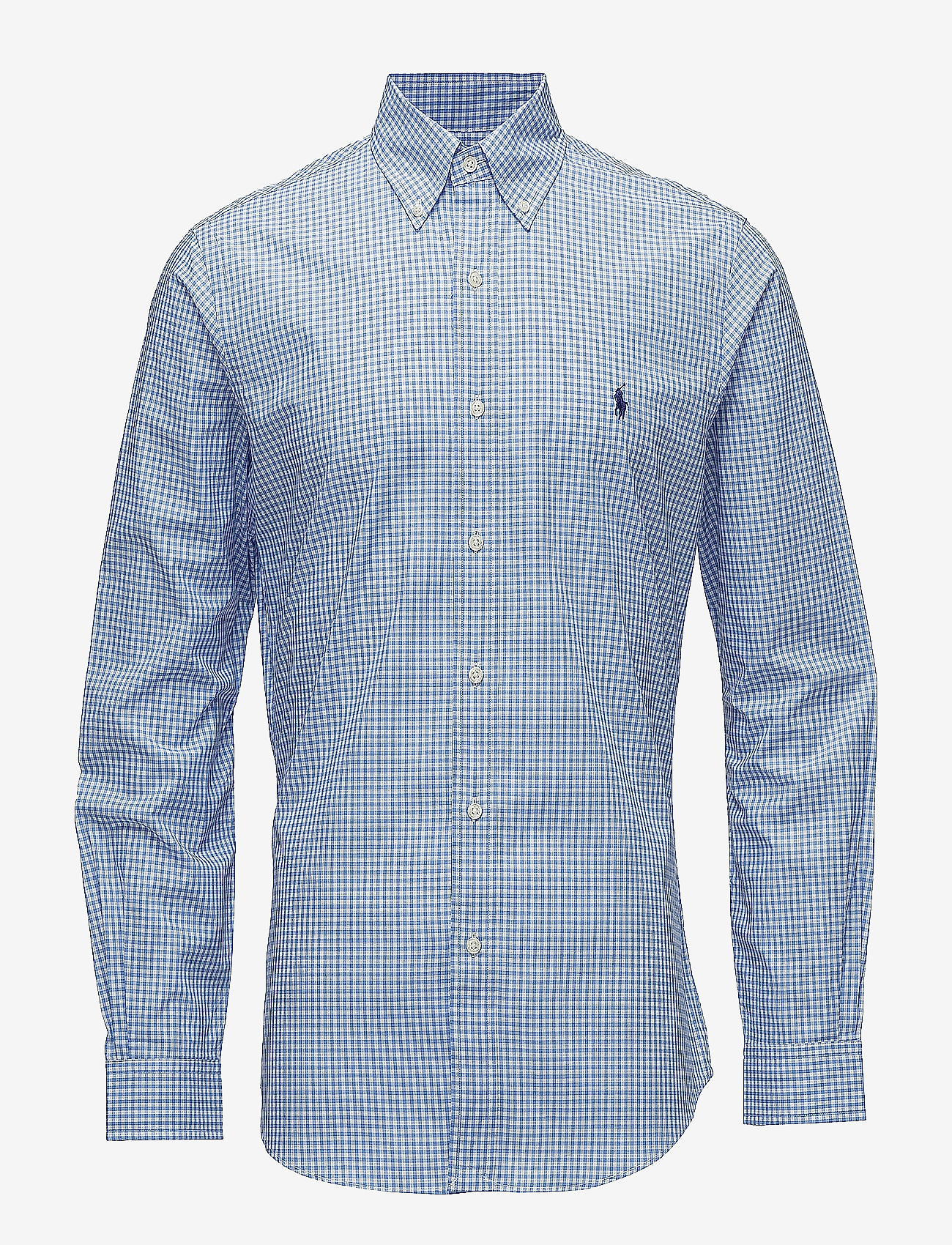 Polo Ralph Lauren - Slim Fit Checked Poplin Shirt - casual shirts - 2863 blue/white c - 1