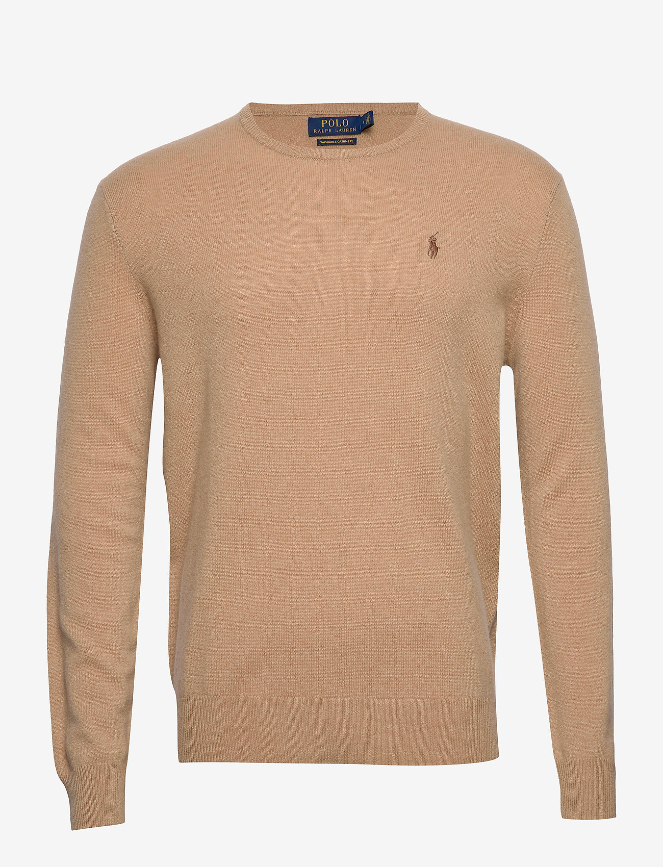 Washable Cashmere Sweater (Camel 