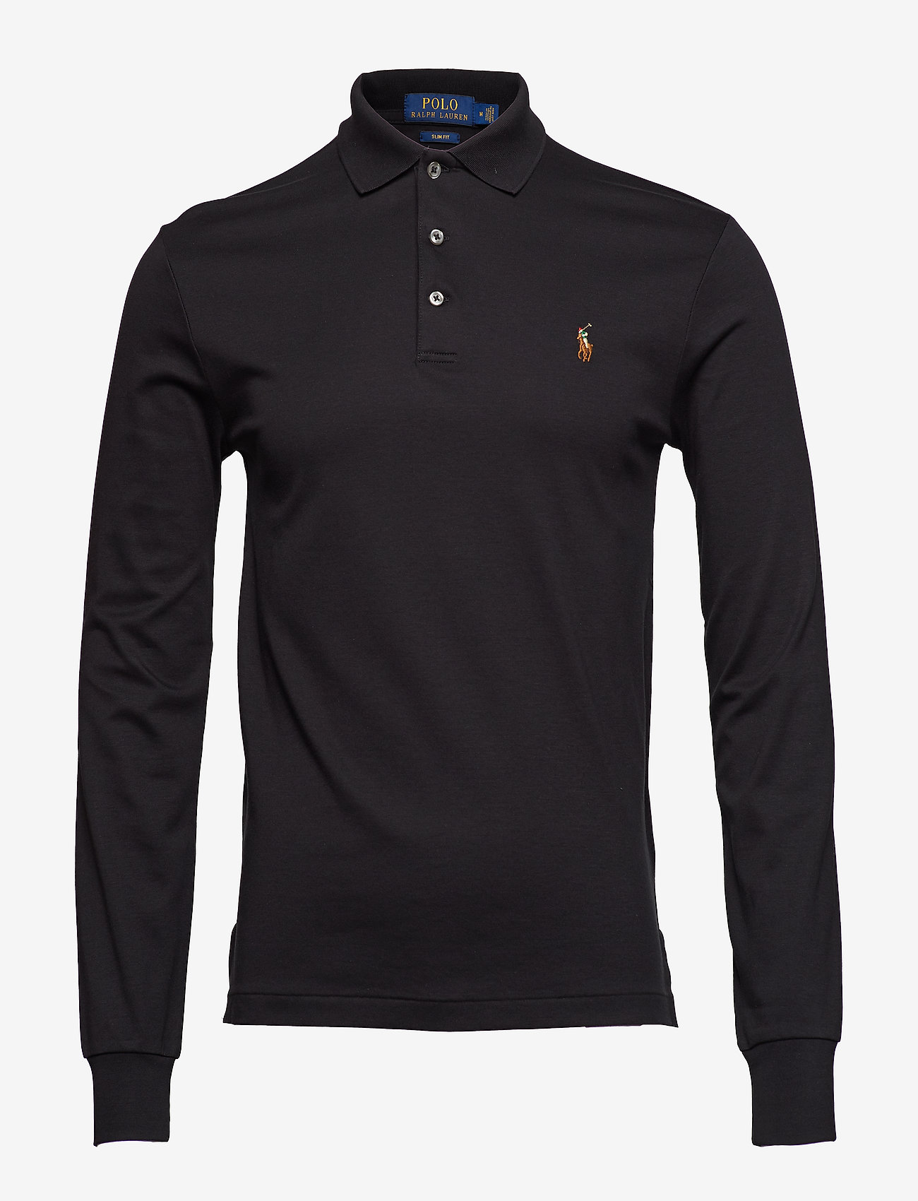 ralph lauren knitted polo shirt long sleeve