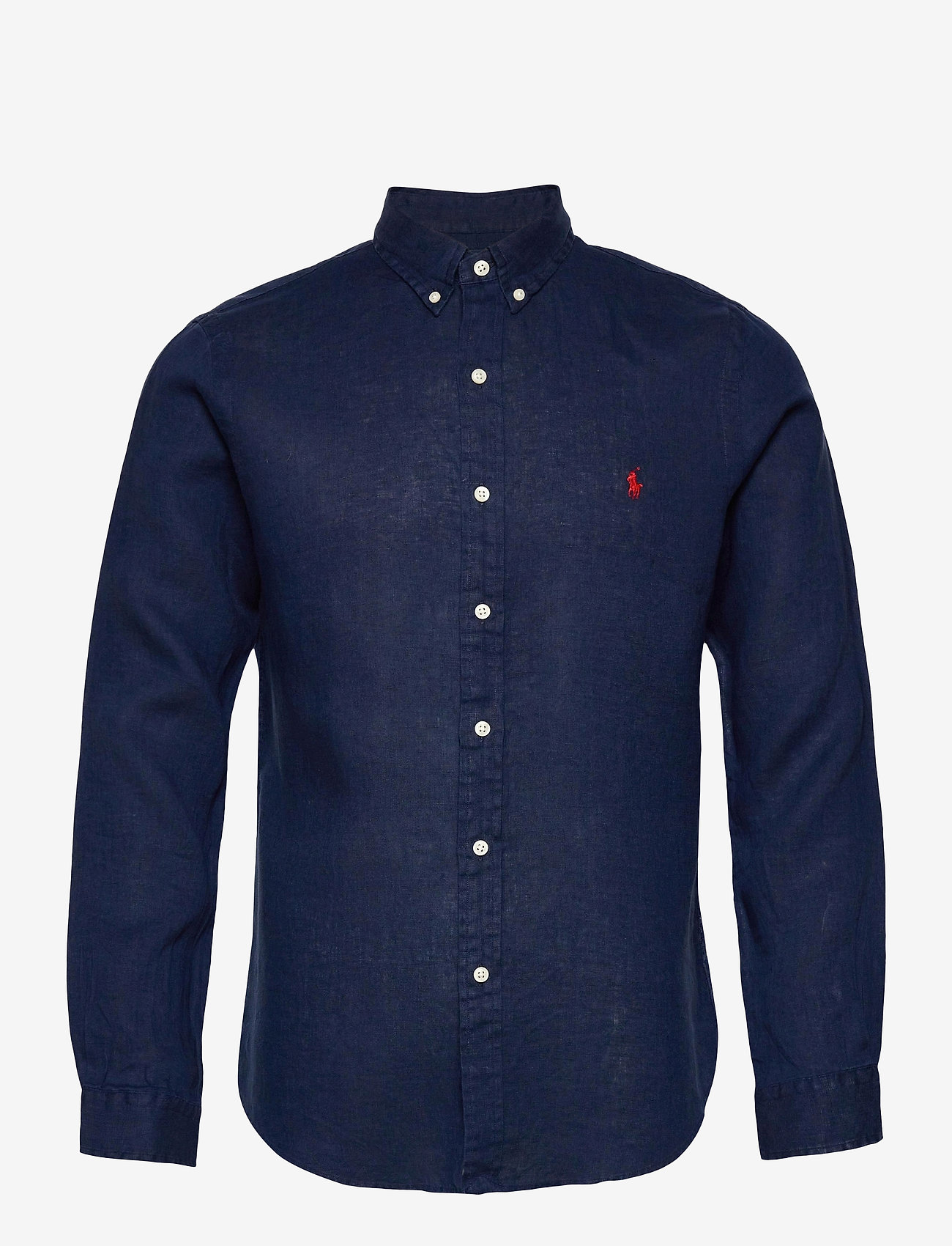 ralph lauren slim fit linen shirt