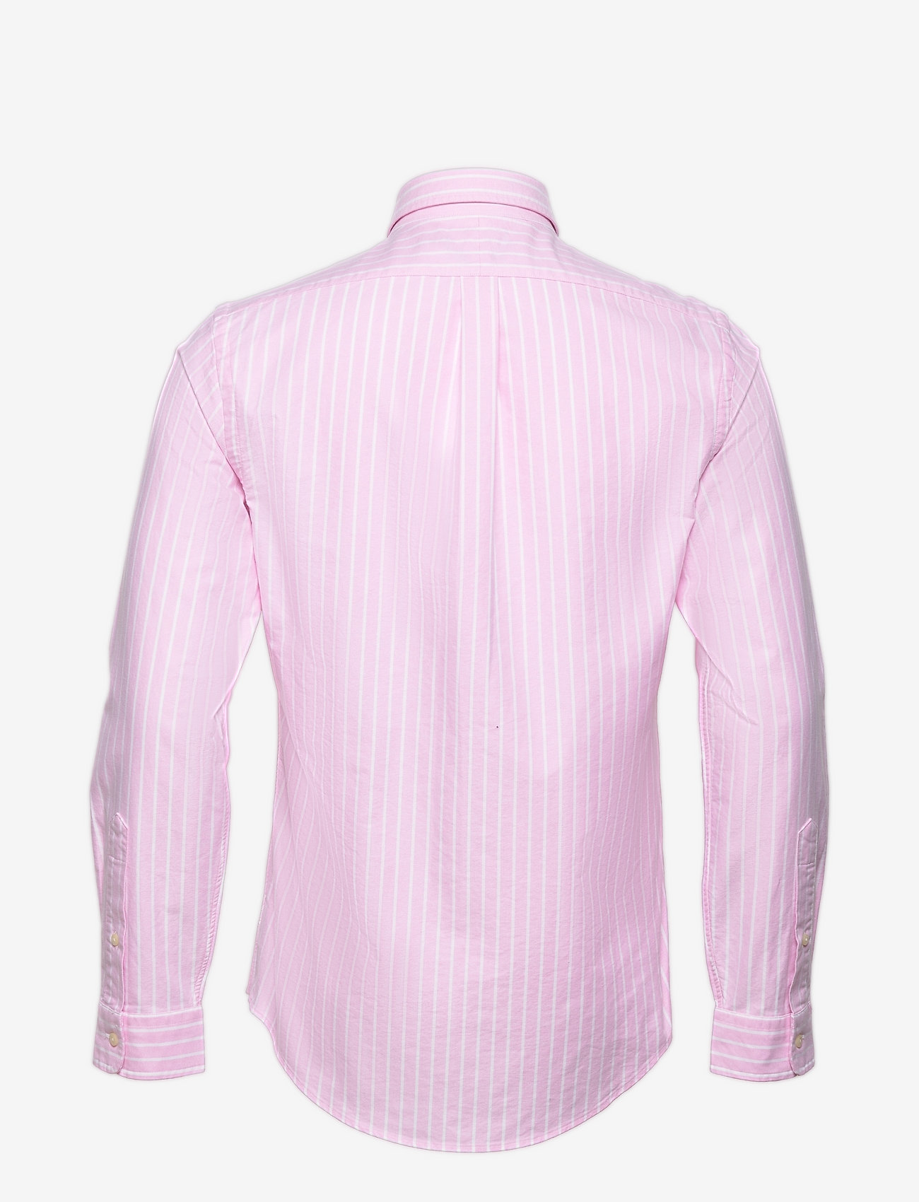 ralph lauren pink striped oxford shirt