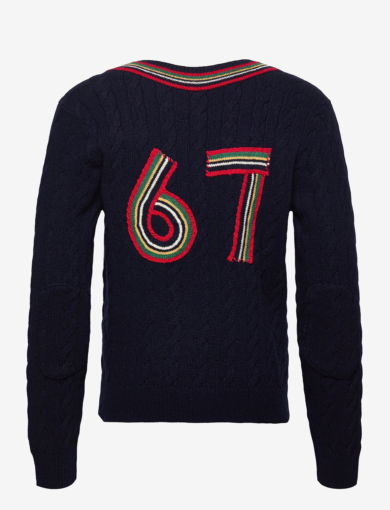 Polo Ralph Lauren - The 67 Cricket Sweater - knitted v-necks - navy multi - 1