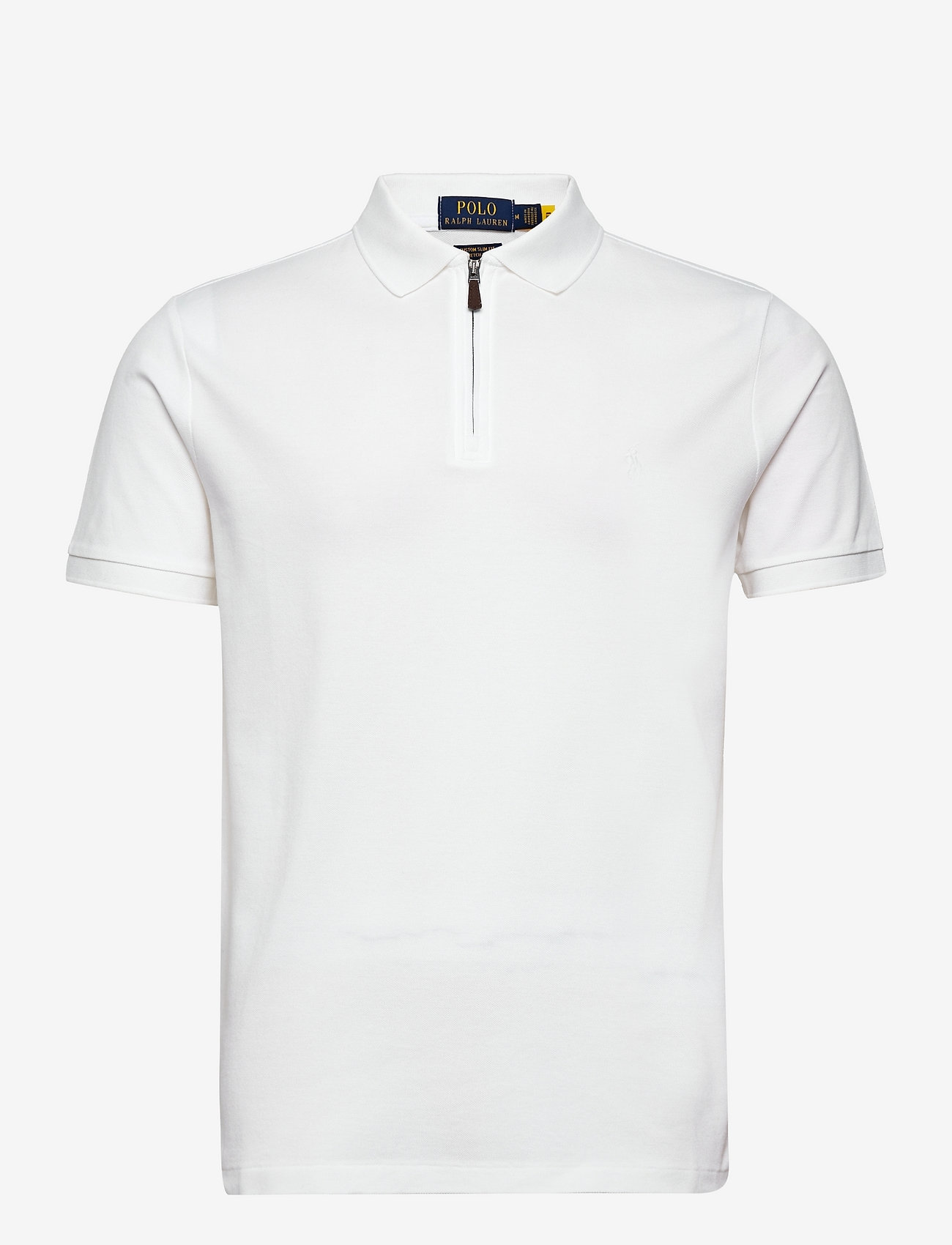 Custom Slim Fit Stretch Mesh Polo Shirt 