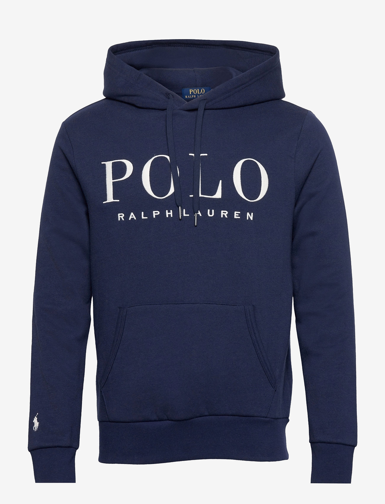 polo ralph lauren logo embroidered hoodie