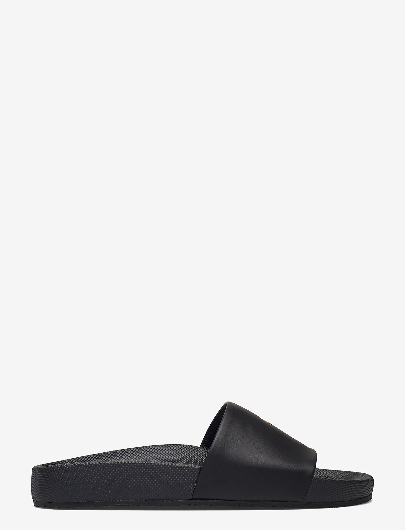 ralph lauren cayson sliders black