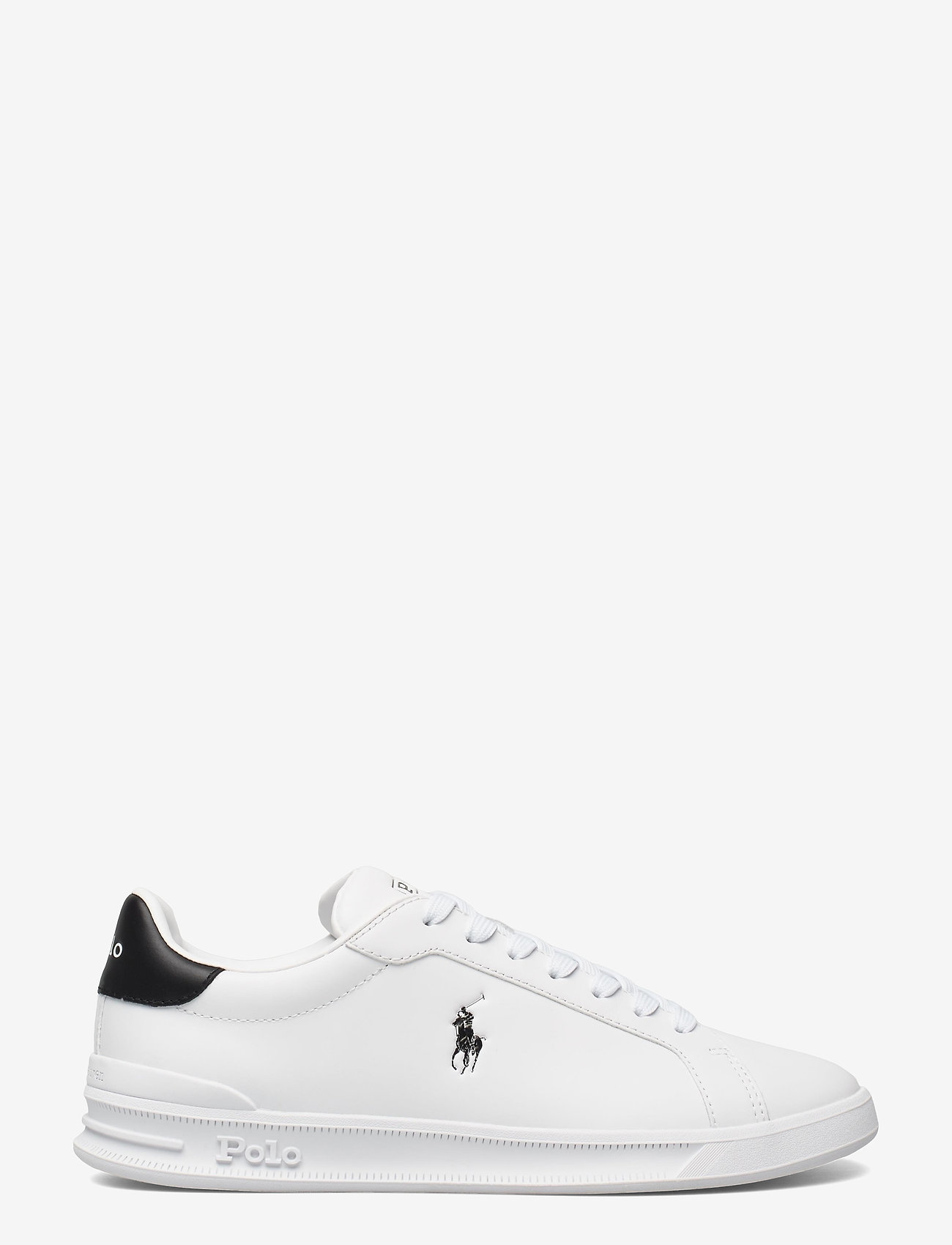 Polo Ralph Lauren - Heritage Court II Leather Sneaker - waterproof sneakers - white/black pp - 1