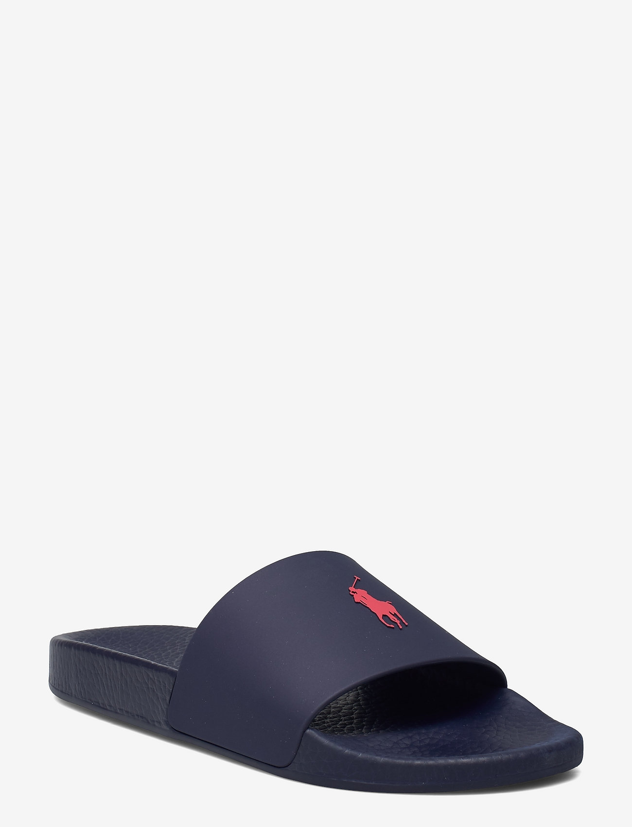 Polo Ralph Lauren - Signature Pony Slide - summer shoes - navy/red pp - 0