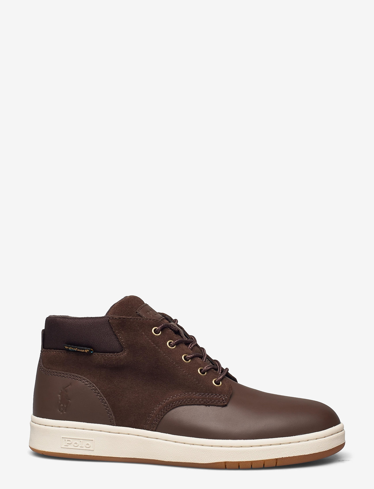 Polo Ralph Lauren - Waterproof Leather-Suede Sneaker Boot - high tops - brown - 1