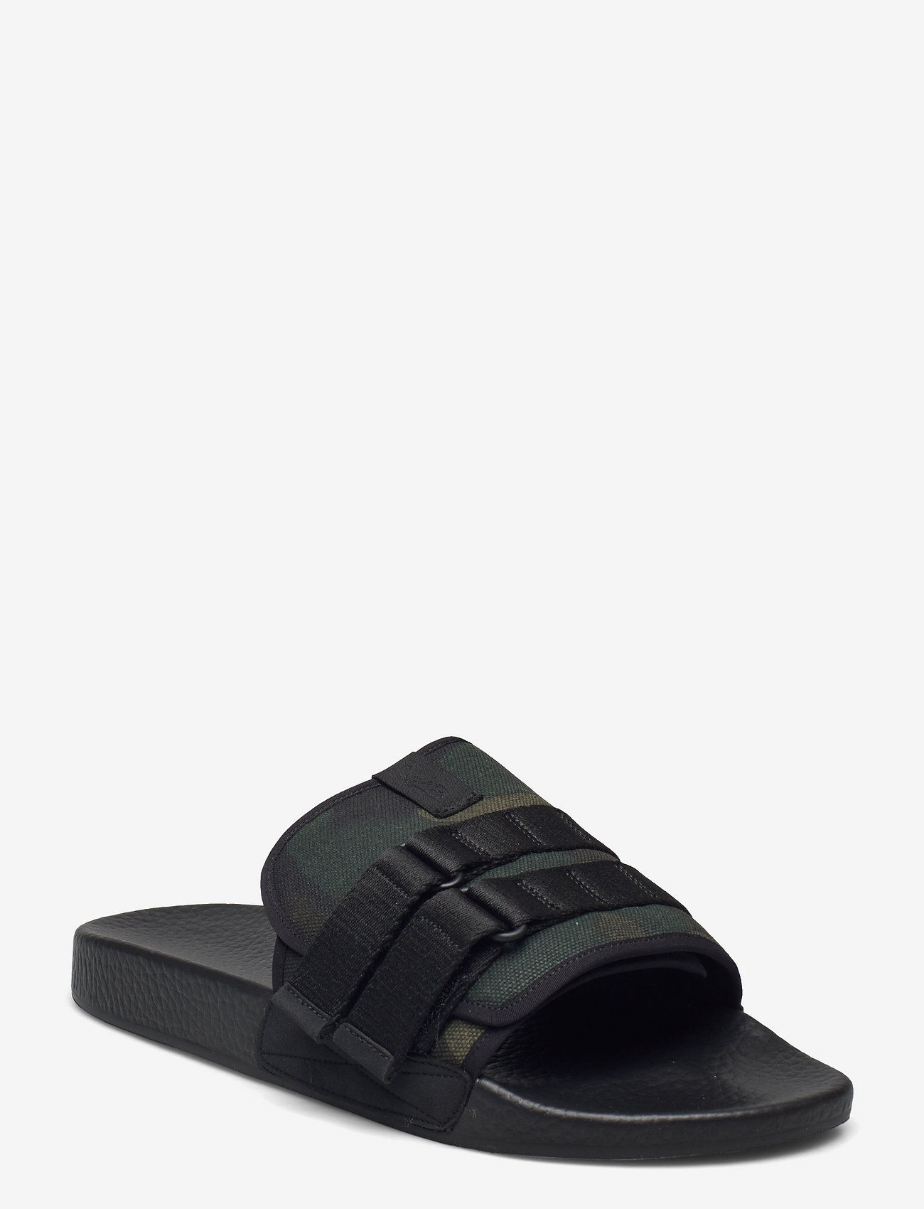 black polo sliders