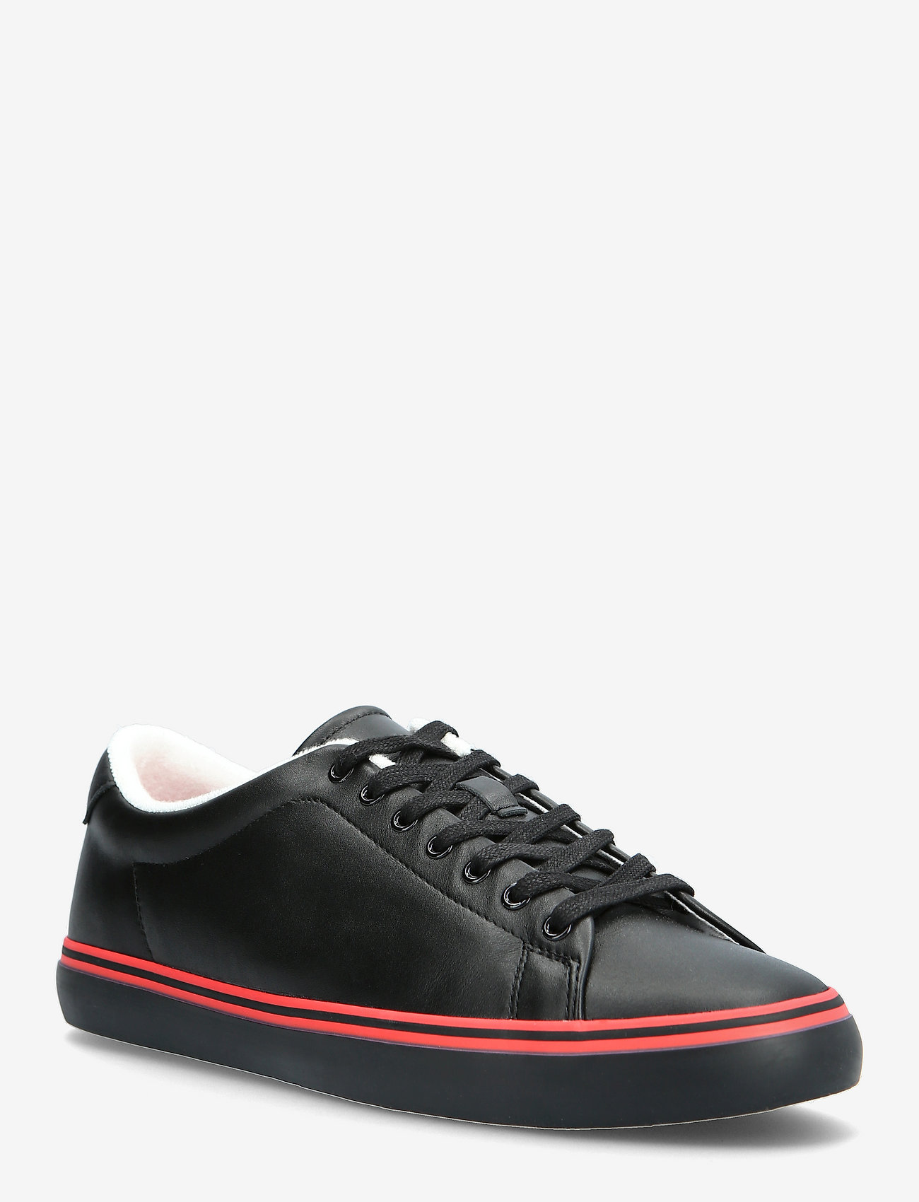 Polo Ralph Lauren - Longwood Leather Sneaker - waterproof sneakers - black - 0
