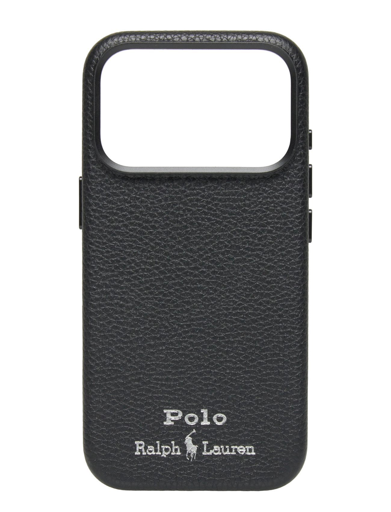 Polo Ralph Lauren Leather Magsafe Iphone 17 Pro Case, One Size, Black, Mobiltilbehør-Covers > Telefontasker, Herre