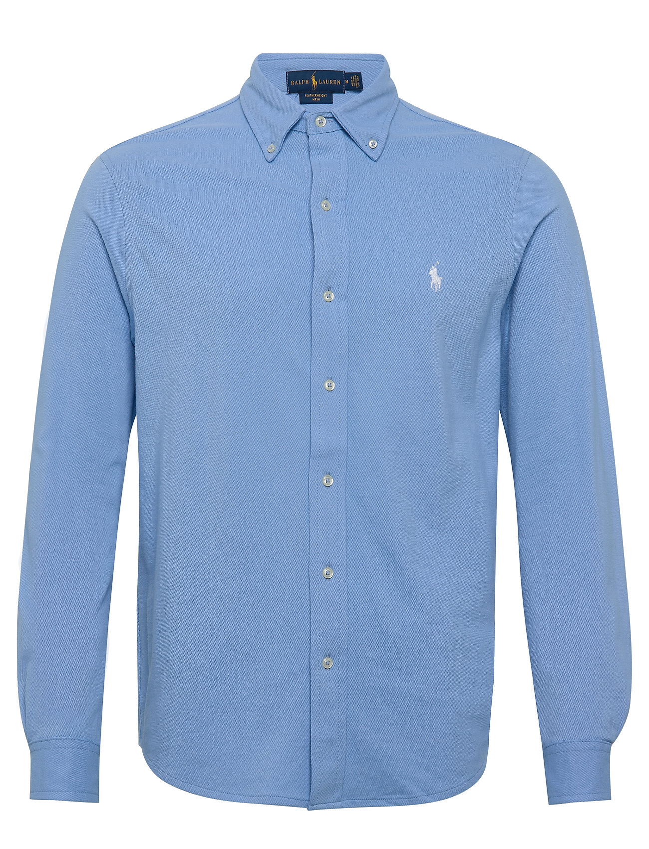 ralph lauren featherweight mesh shirt grey