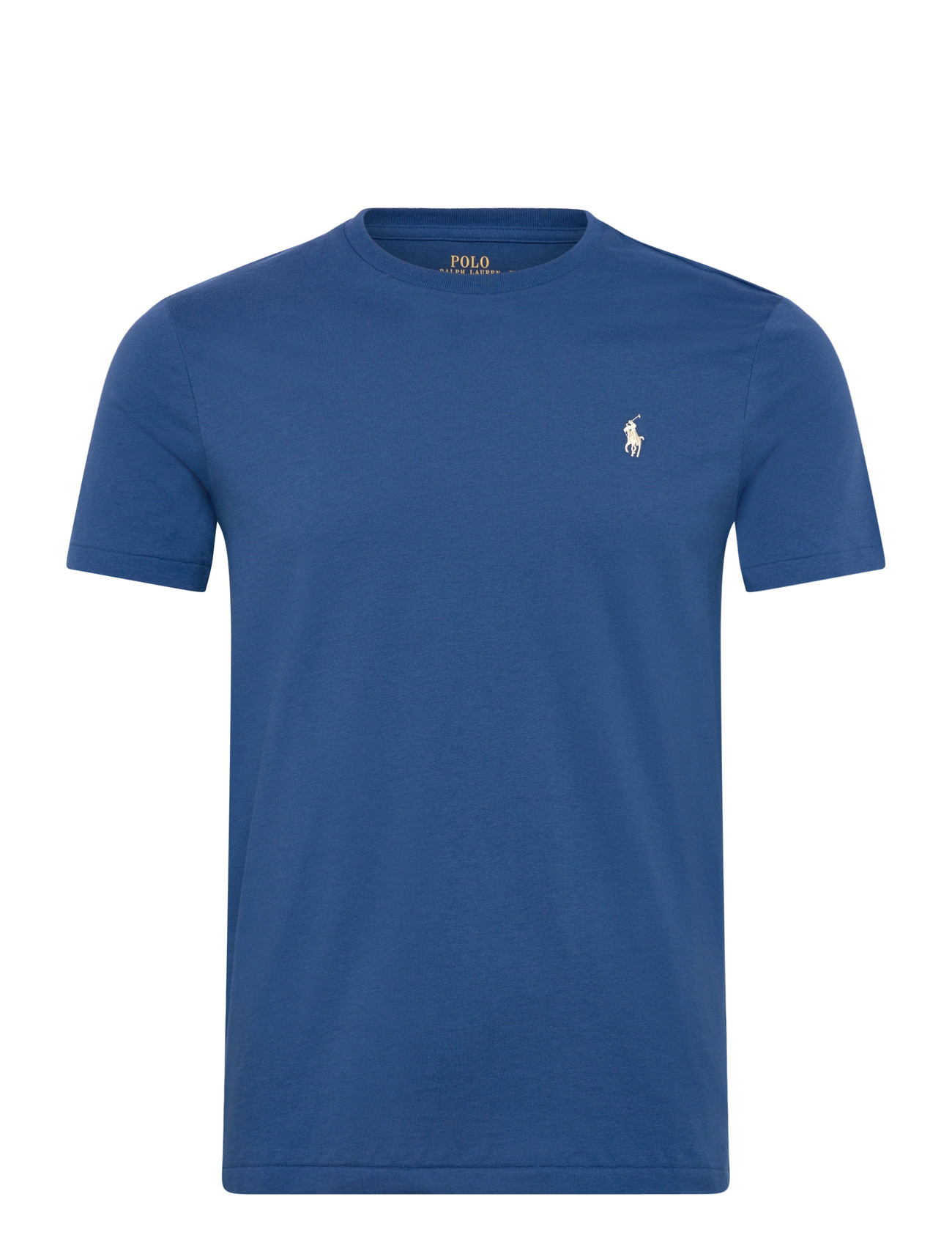 Polo Ralph Lauren Custom Slim Fit Jersey Crewneck T-Shirt, S, Blue, T-Shirts > Kortærmede, Herre
