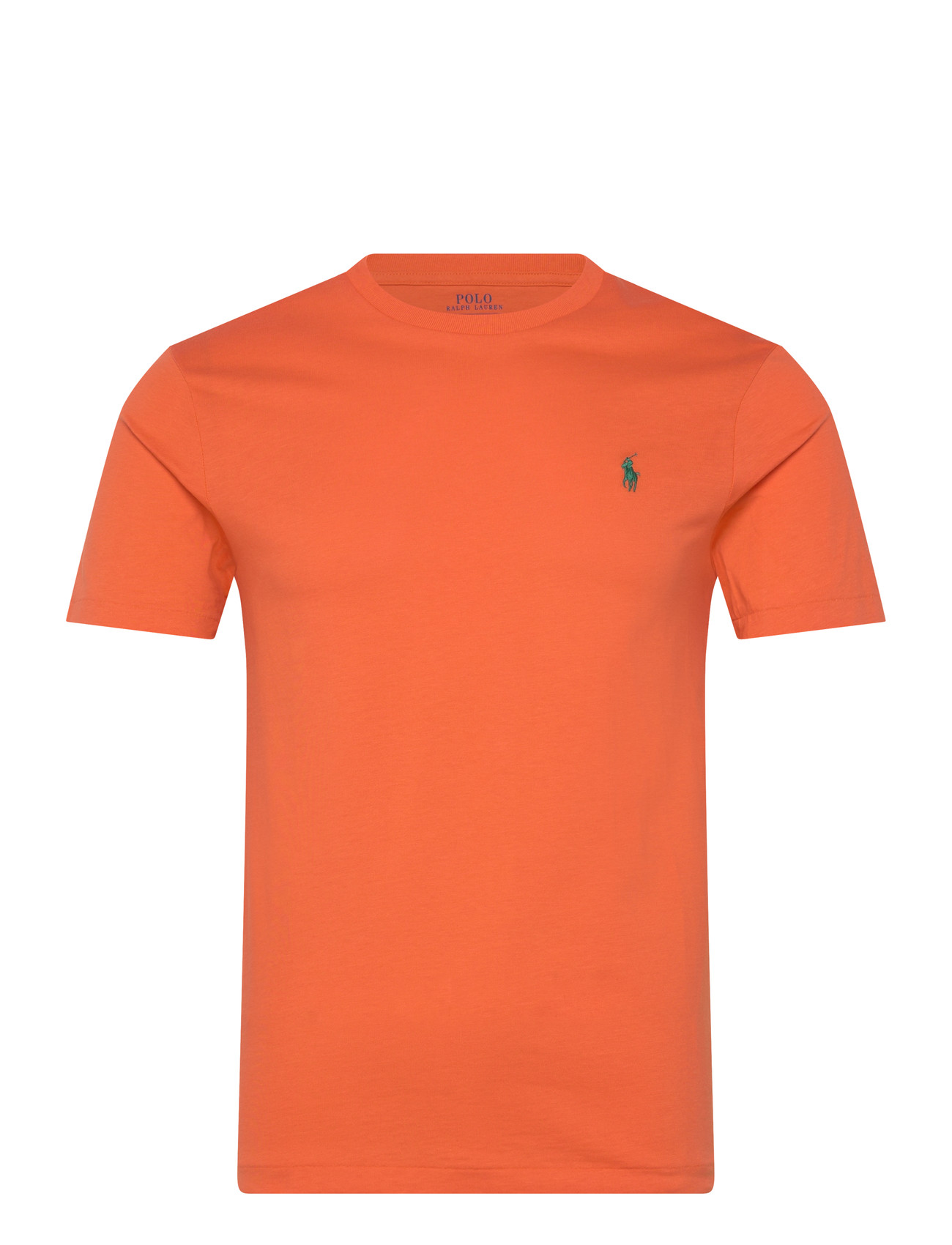 Polo Ralph Lauren Custom Slim Fit Jersey Crewneck T-Shirt, XL, Orange, T-Shirts > Kortærmede, Herre
