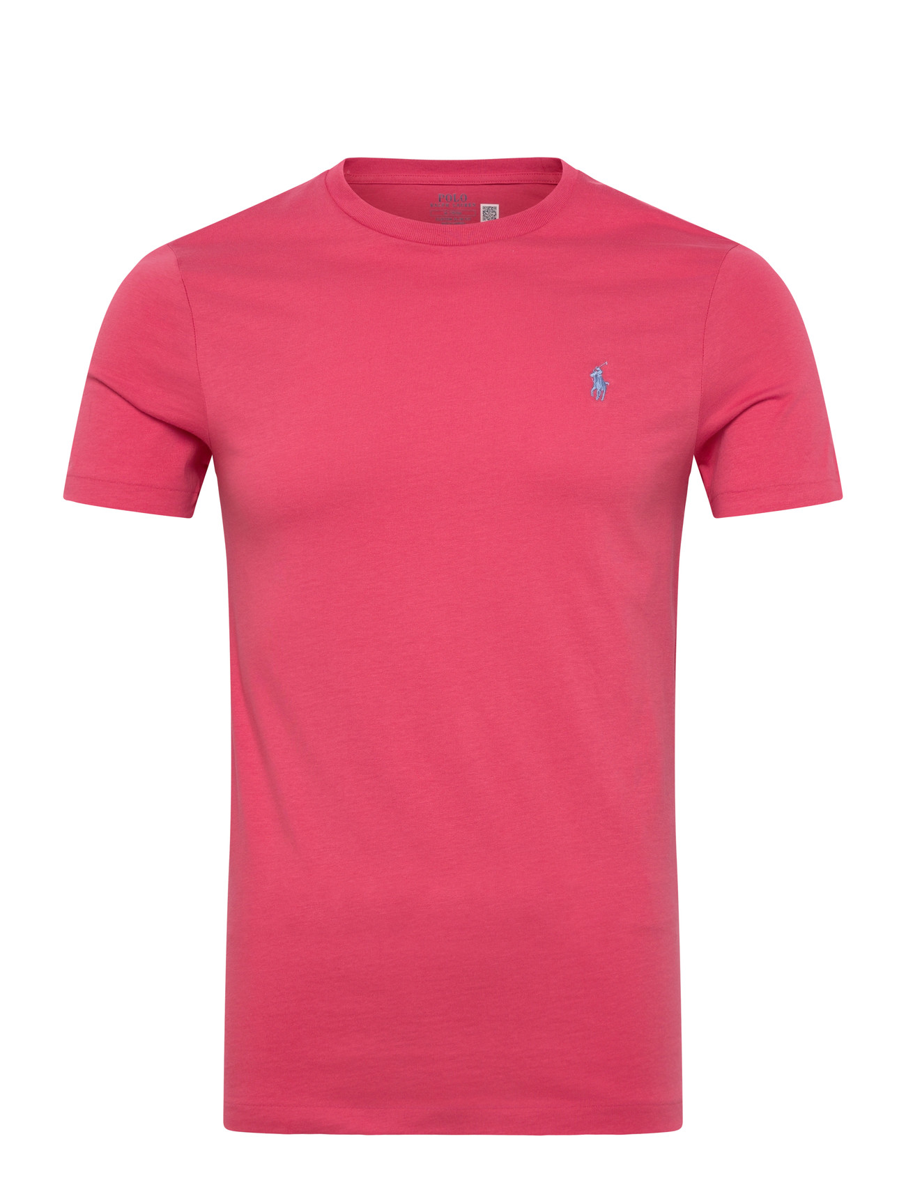 Polo Ralph Lauren Custom Slim Fit Jersey Crewneck T-Shirt, L, Pink, T-Shirts > Kortærmede, Herre