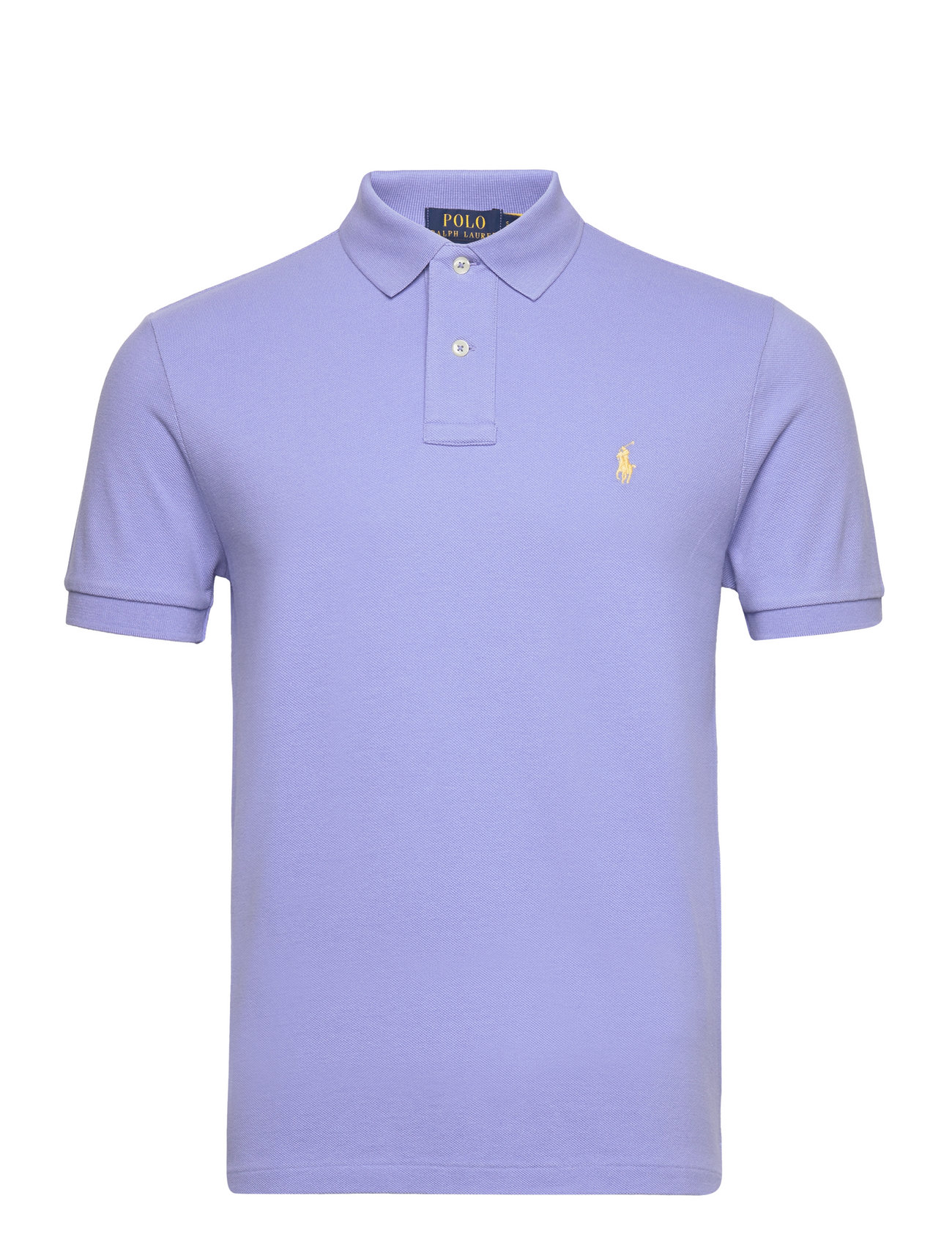 Polo Ralph Lauren Custom Slim Fit Soft Cotton Polo Shirt 710704319 In  Purple - Excel Clothing