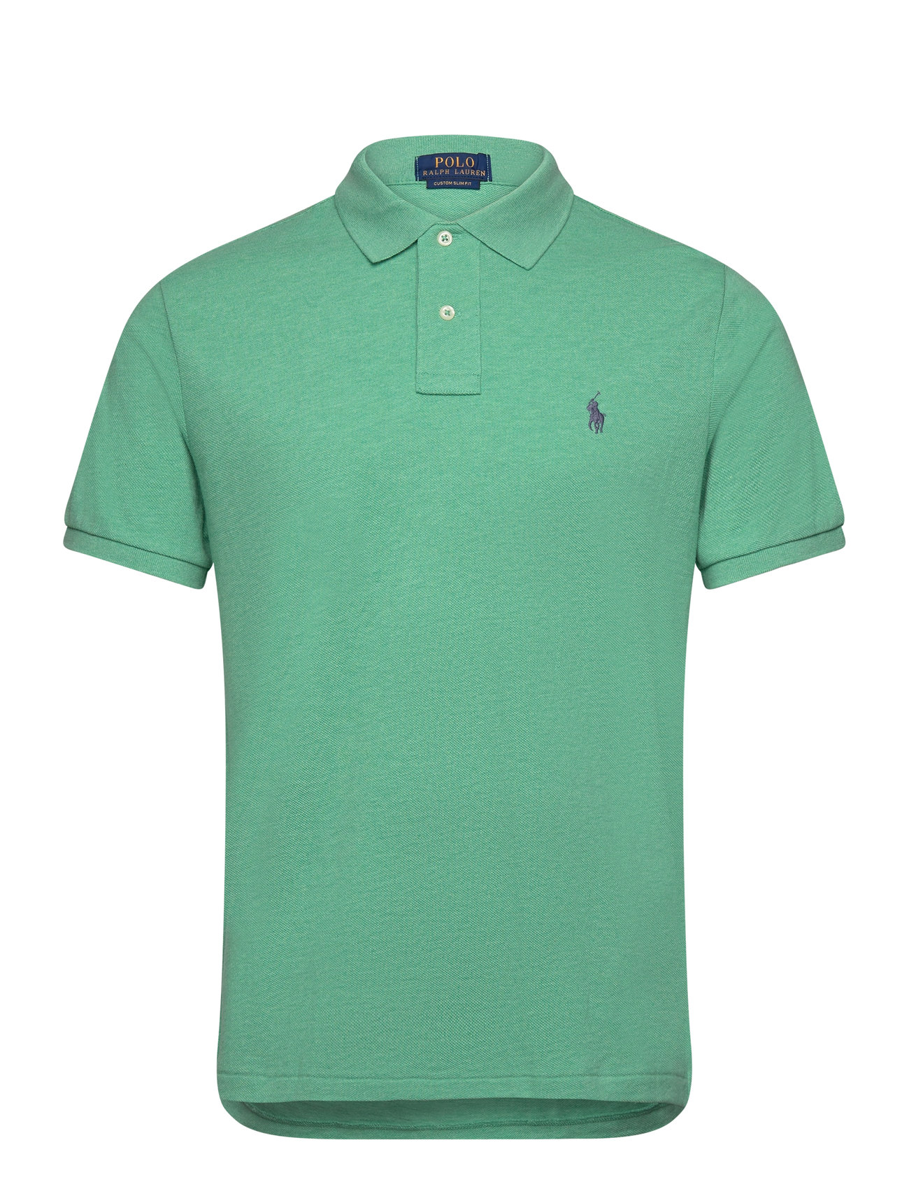 Polo Ralph Lauren Custom Slim Fit Mesh Polo Shirt (Resort Green Heat ...