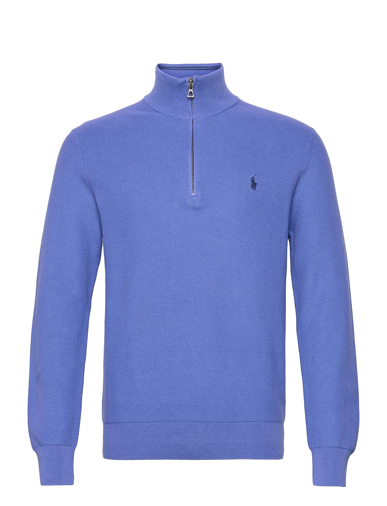 ralph lauren cotton mesh quarter zip