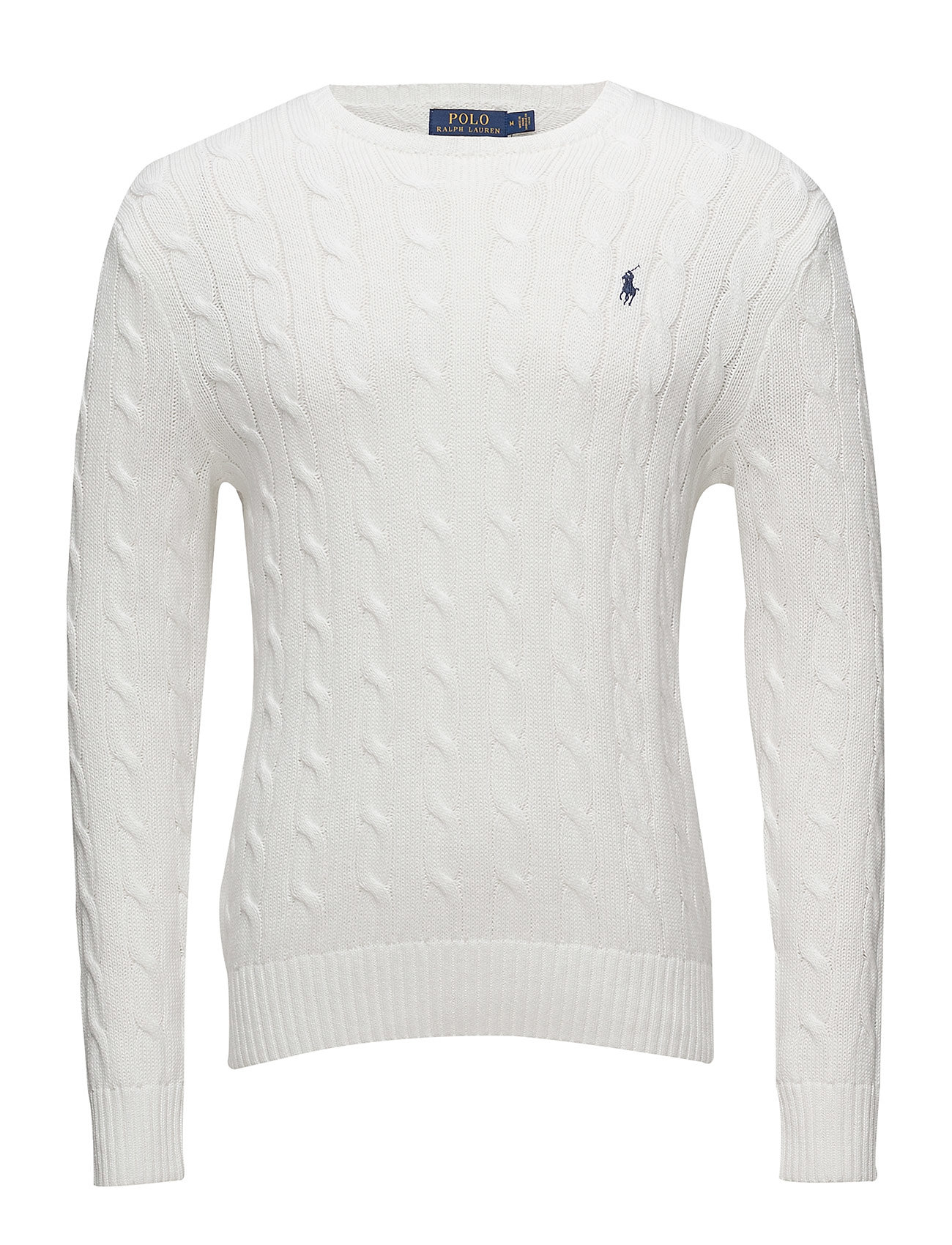 Ralph Cable knit Cotton SweaterwhitePolo Lauren nw0mvyN8O
