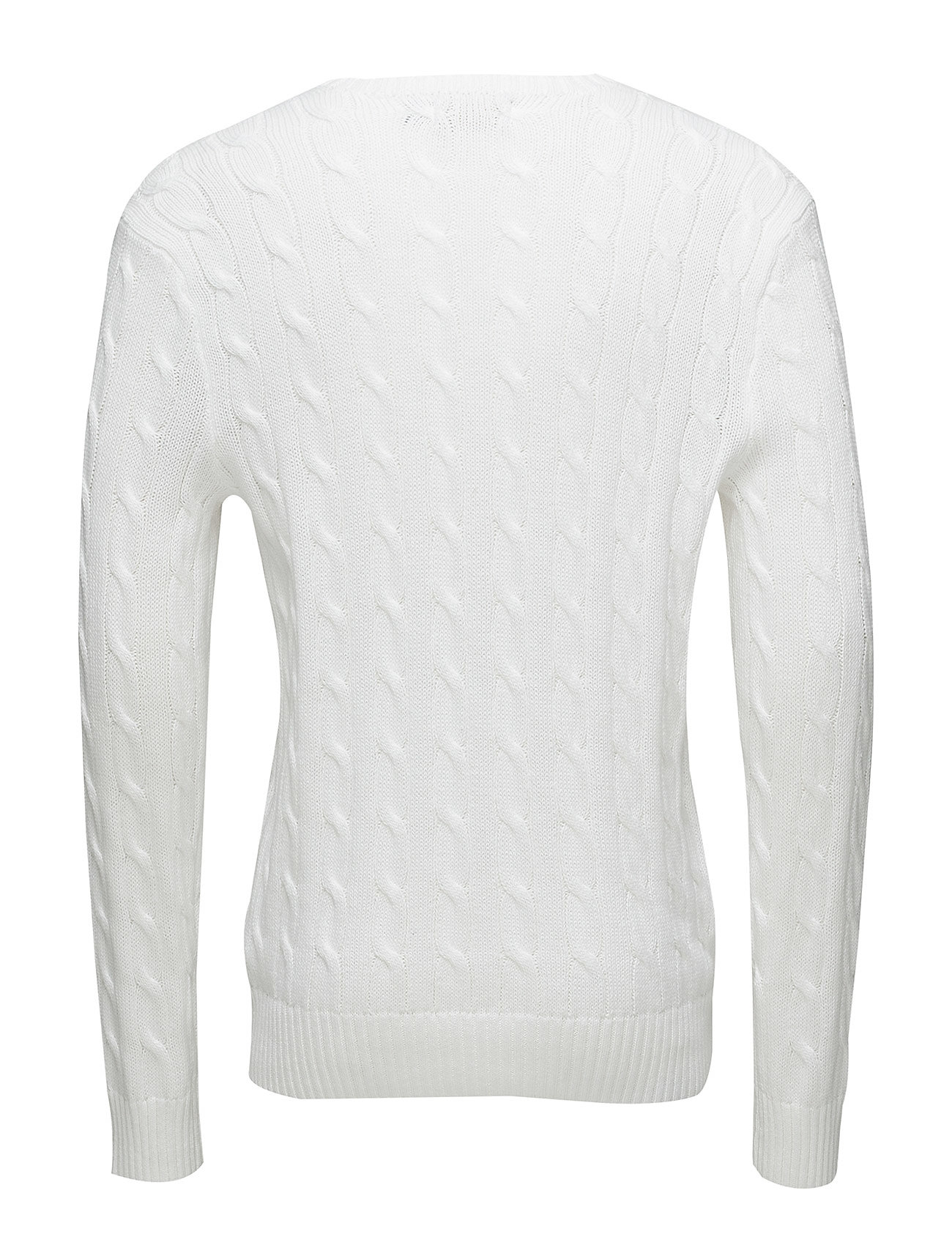 Ralph Cable knit Cotton SweaterwhitePolo Lauren nw0mvyN8O