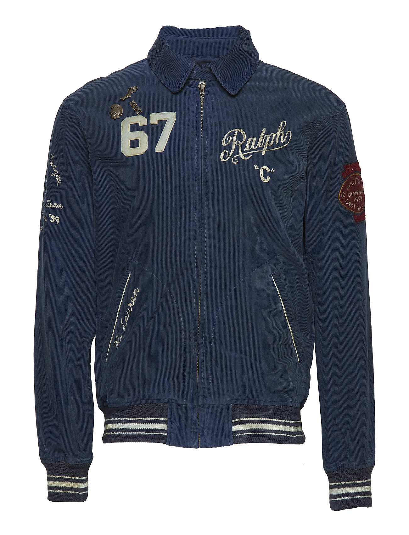 polo ralph lauren embroidered corduroy jacket