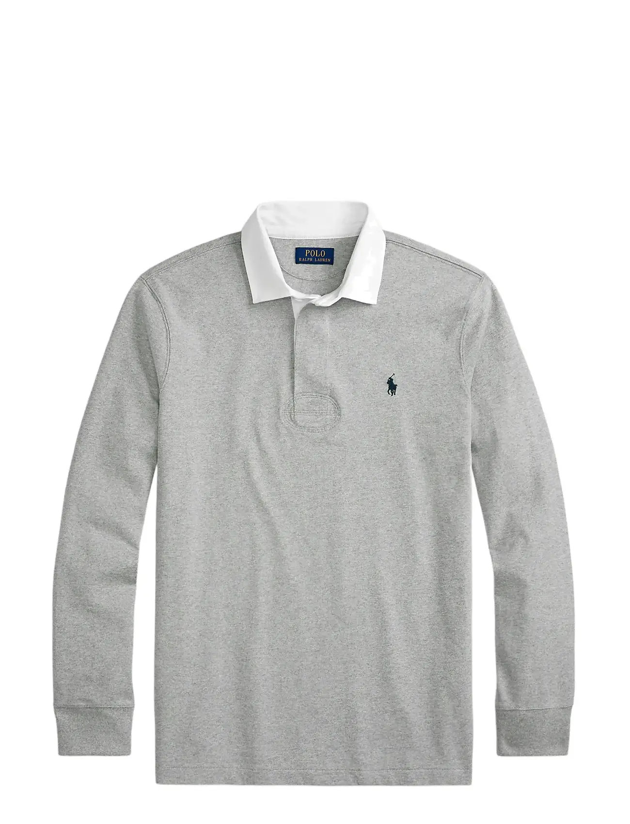 POLO RALPH LAUREN The Iconic Rugby Shirt Grau - XS - Herren
