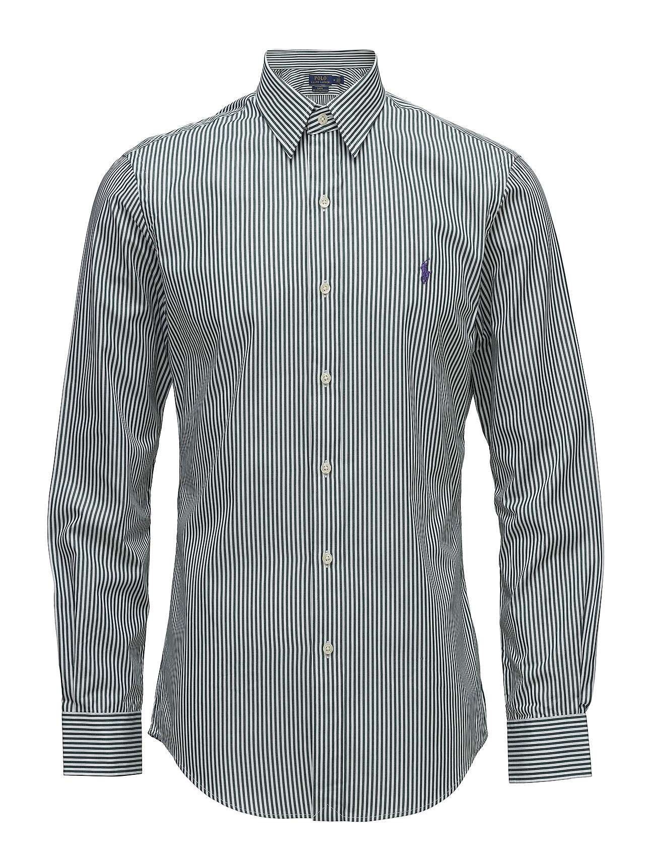 polo ralph lauren slim fit striped poplin shirt