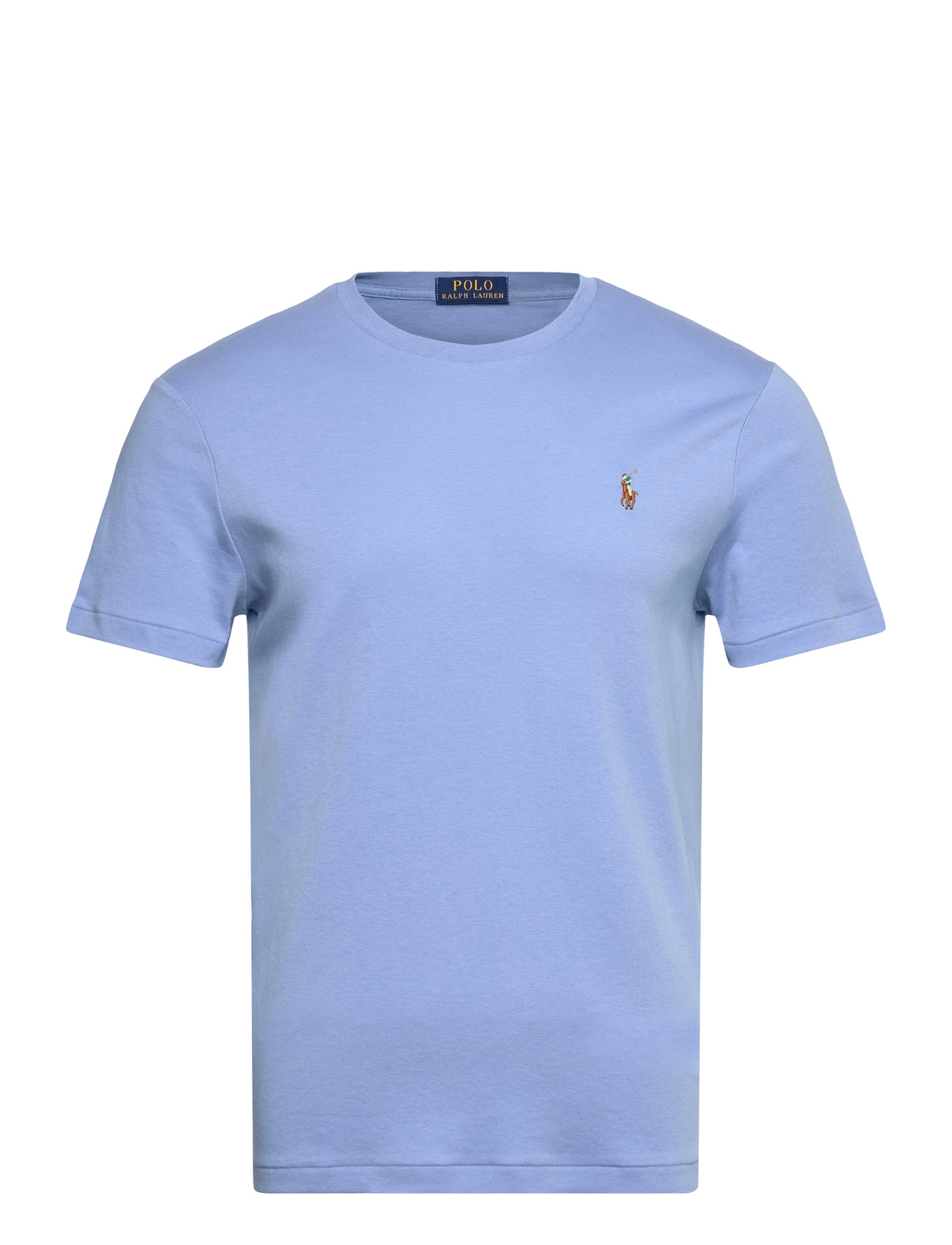 Polo Ralph Lauren Custom Slim Fit Soft Cotton T-Shirt, L, Blue, T-Shirts > Kortærmede, Herre