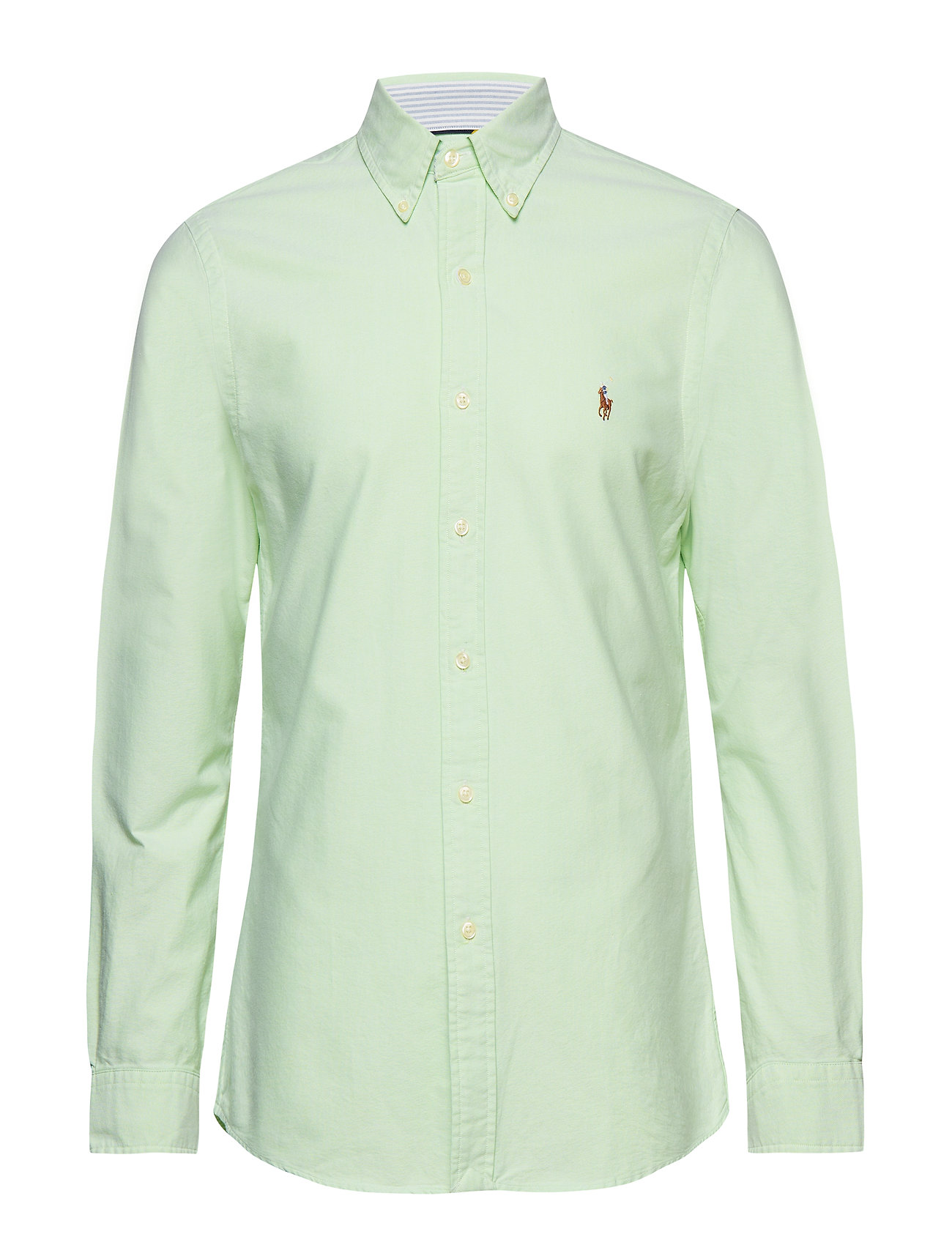 Lauren Oxford Gingham Shirt3076a whitePolo Lime Slim Fit Ralph eBoCxQdrW