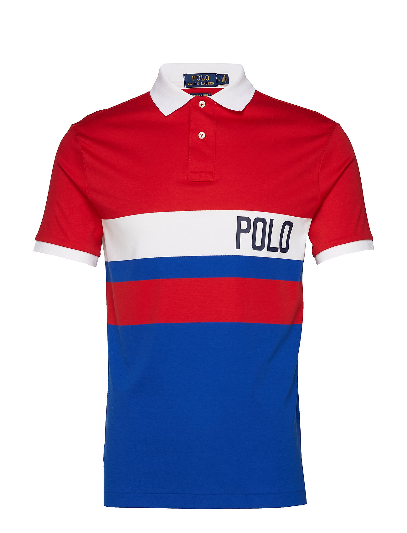 custom slim fit interlock polo