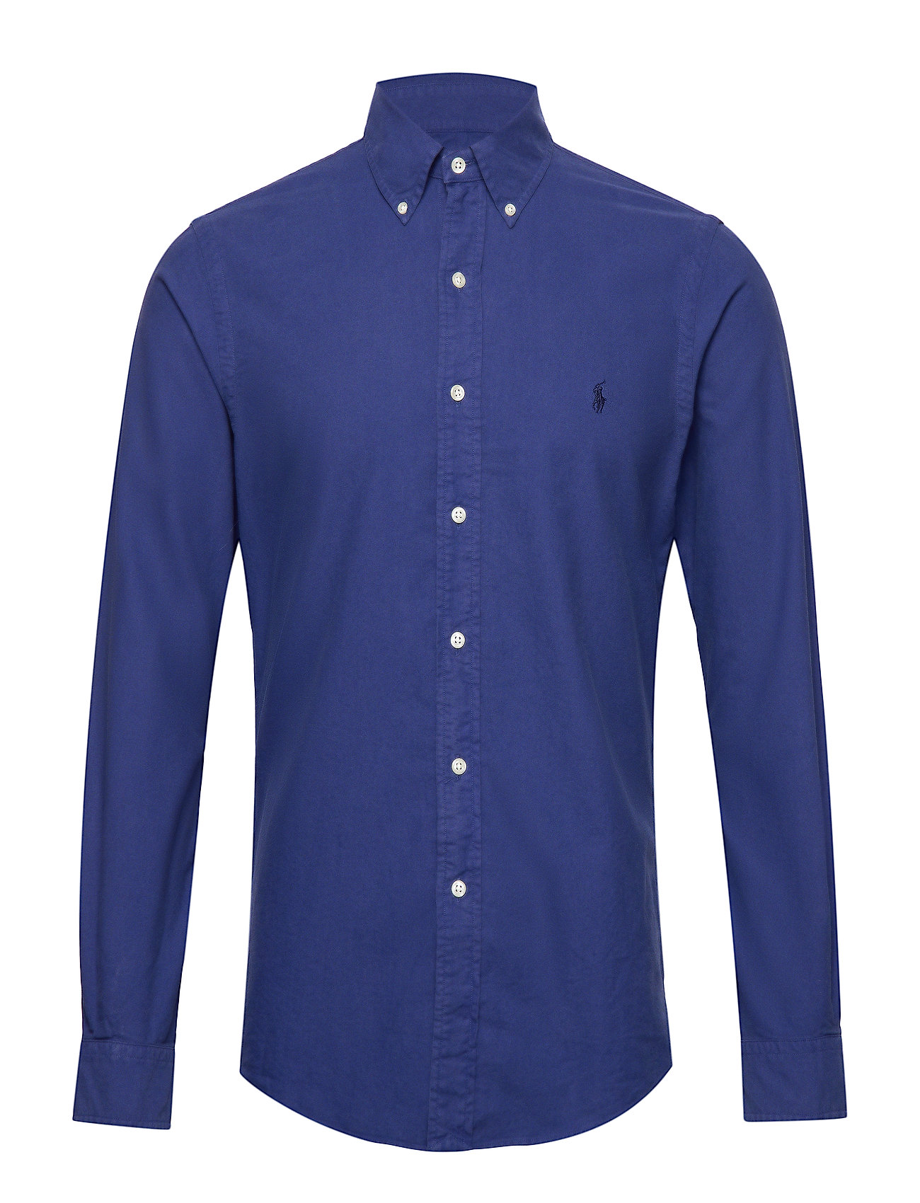 ralph lauren slim fit blue shirt