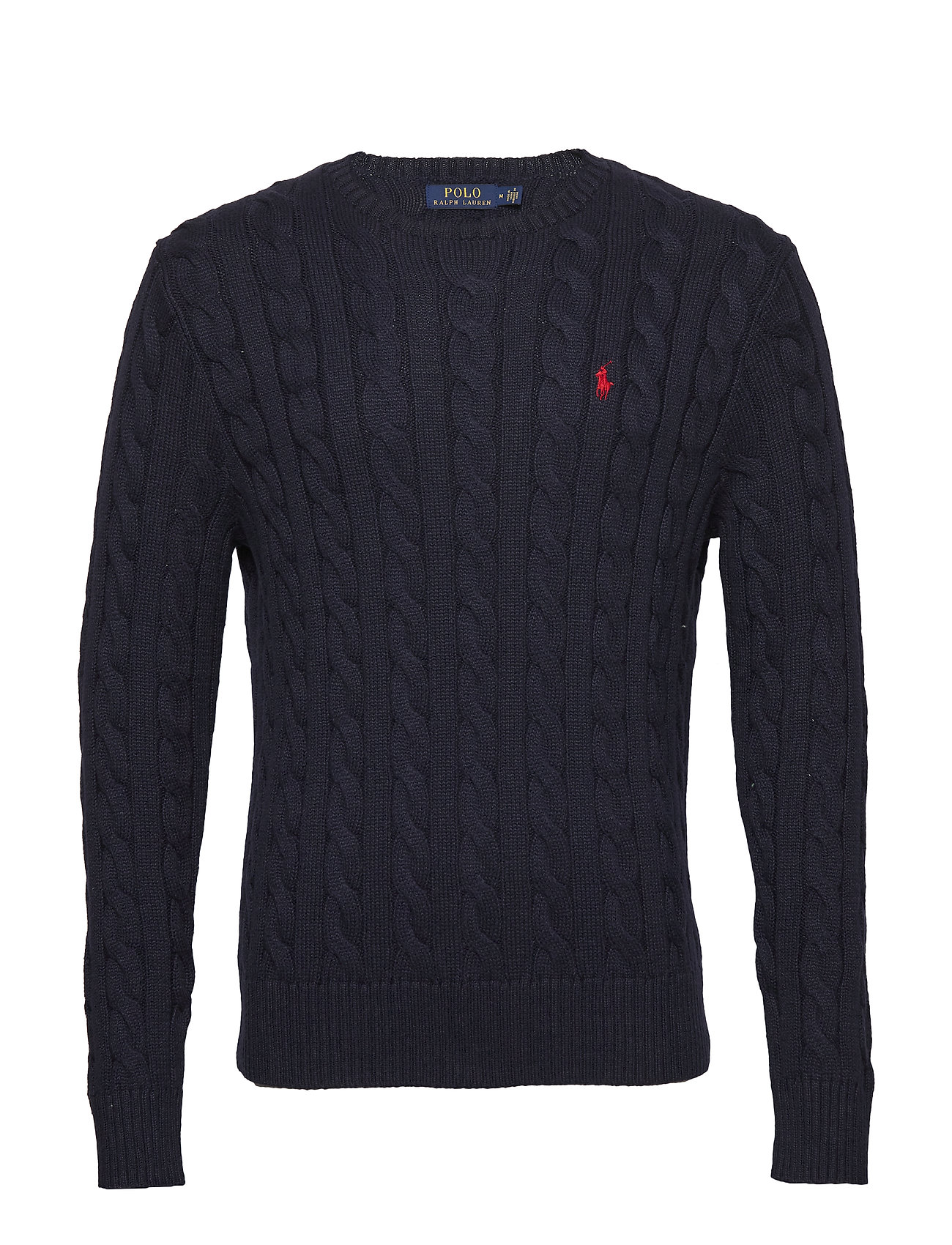 ralph lauren white cable knit