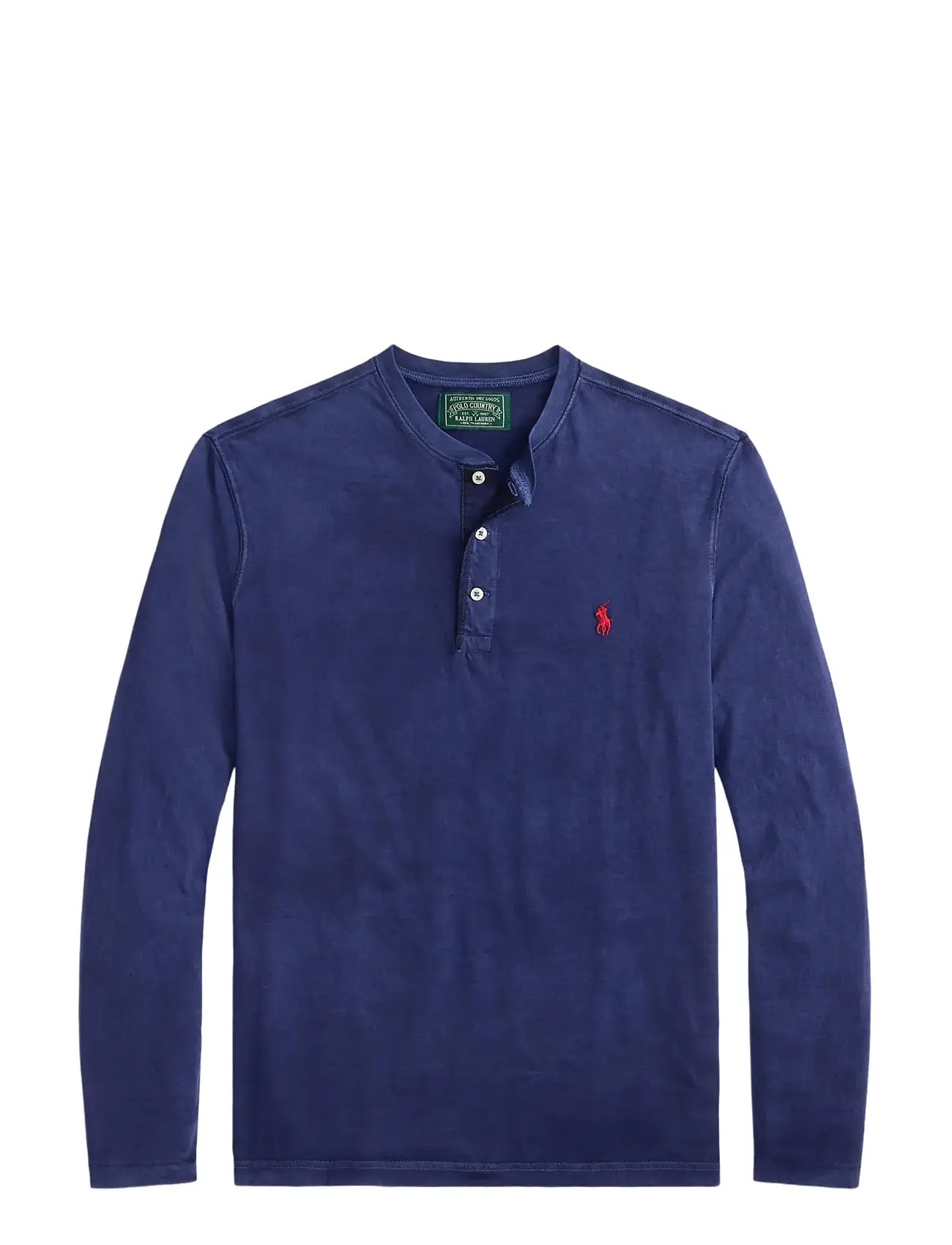 POLO RALPH LAUREN Slub Jersey Henley Shirt Navy - XS - Herren