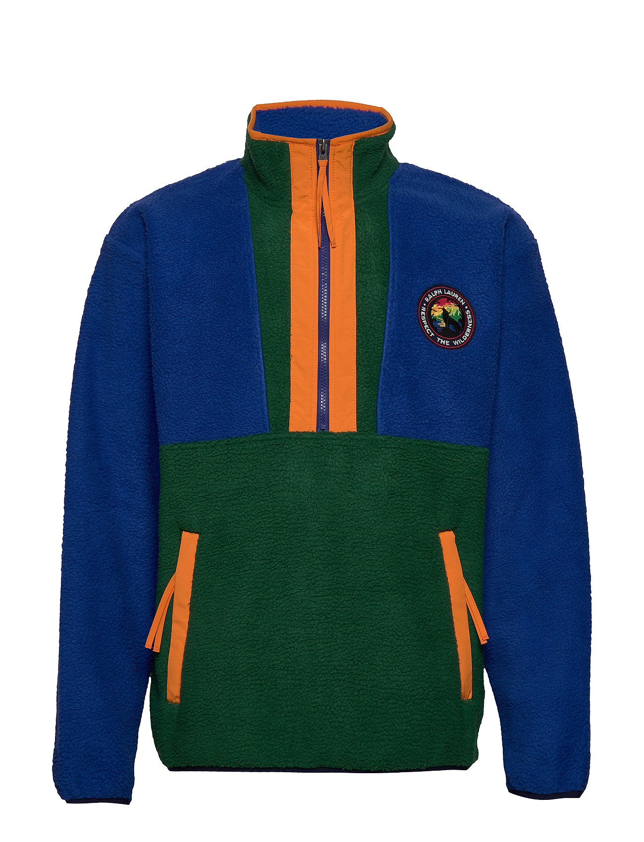 polo fleece half zip