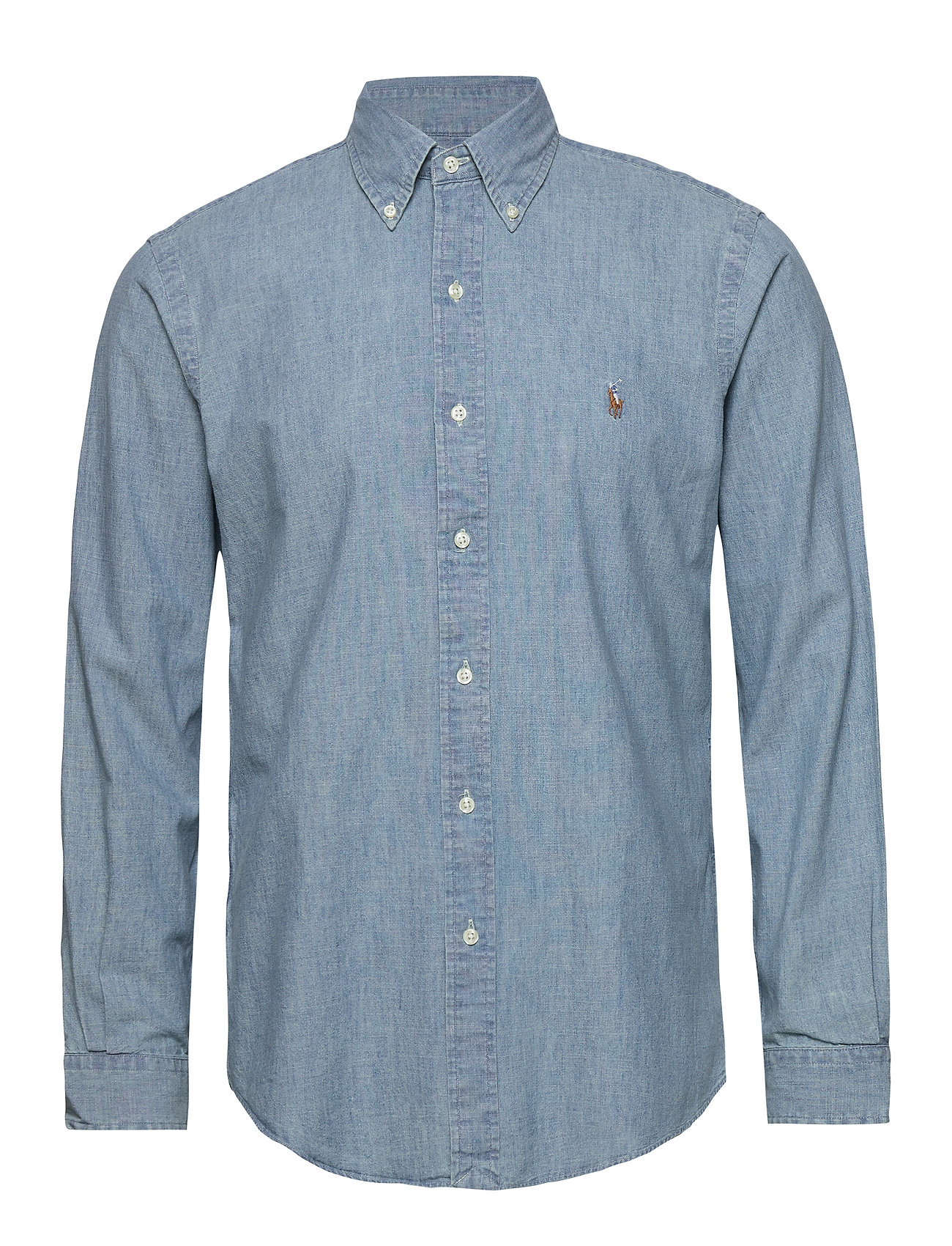 chambray polo