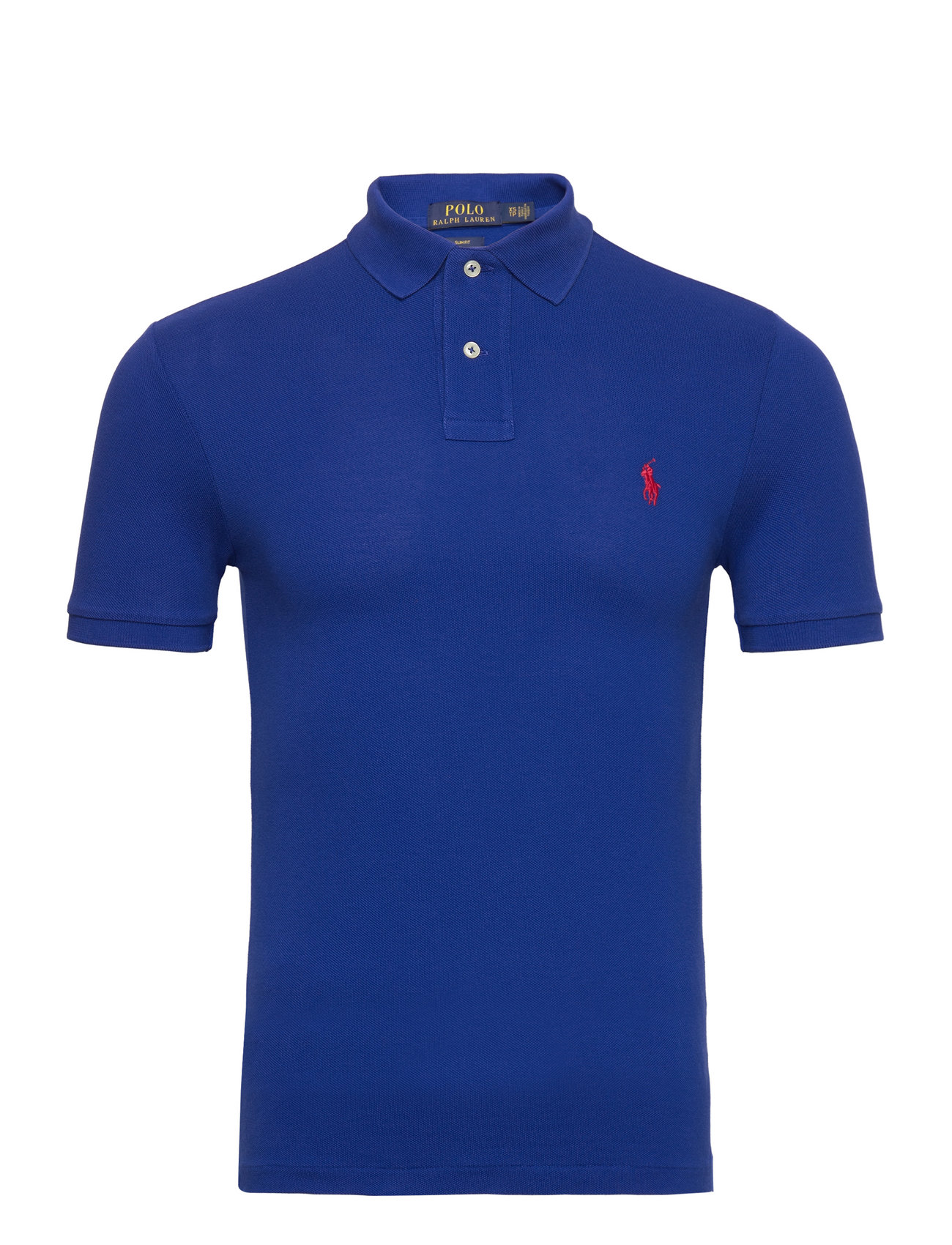 Polo Ralph Lauren Slim Fit Mesh Polo Shirt Blå