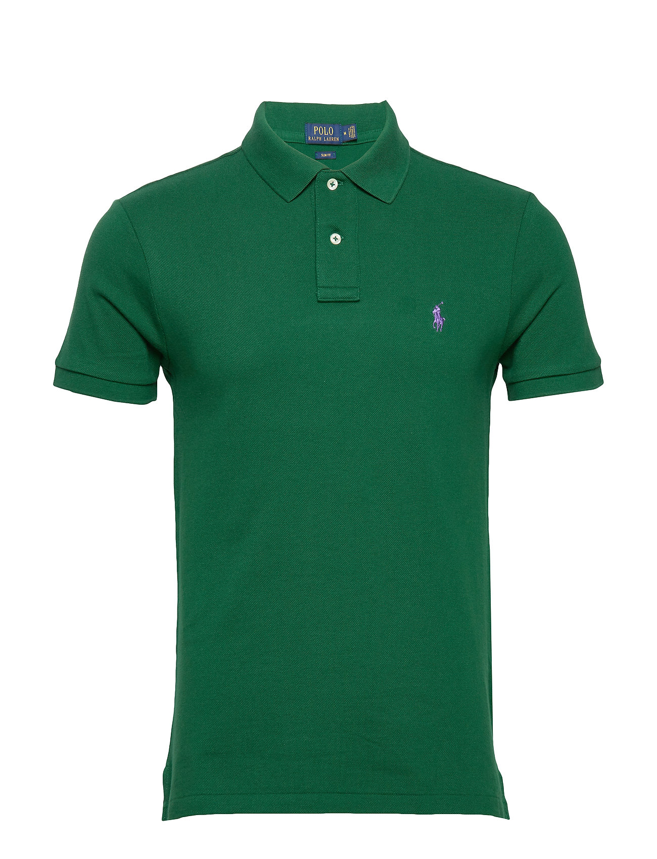 Polo Ralph Lauren Slim Fit Mesh Polo Shirt Grön