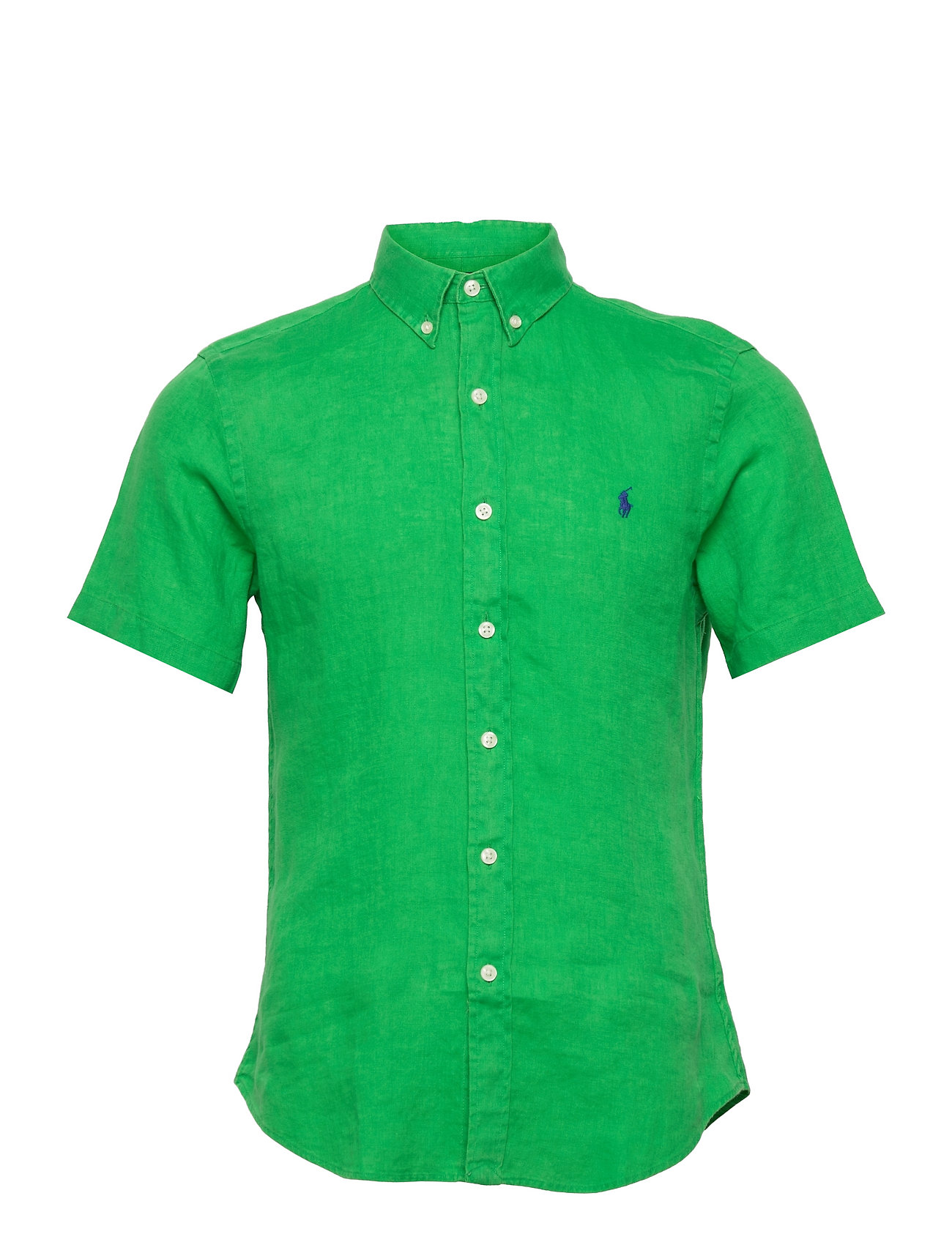 Polo Ralph Lauren Slim Fit Linen Shirt Green Polo Ralph Lauren