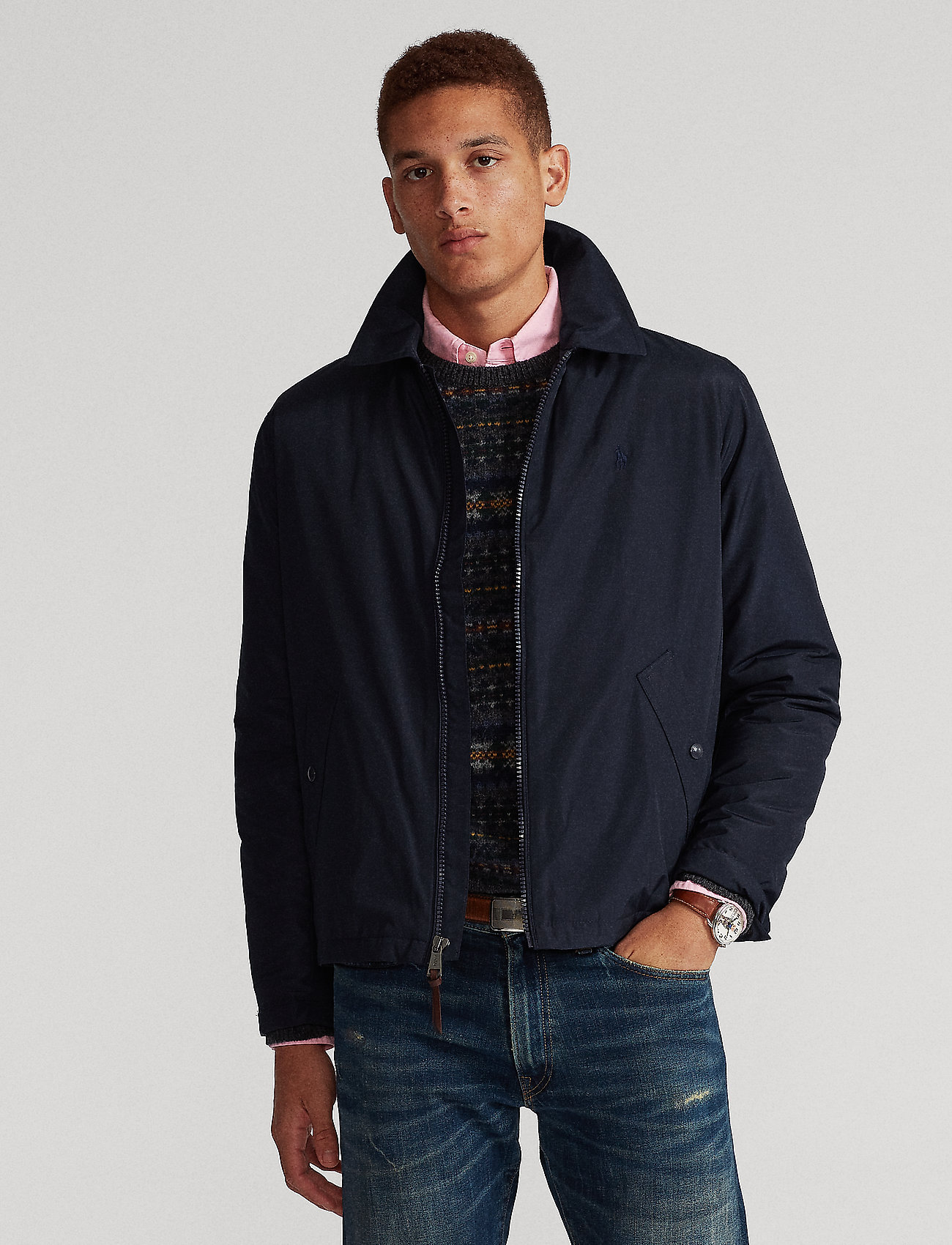 ralph lauren water resistant windbreaker