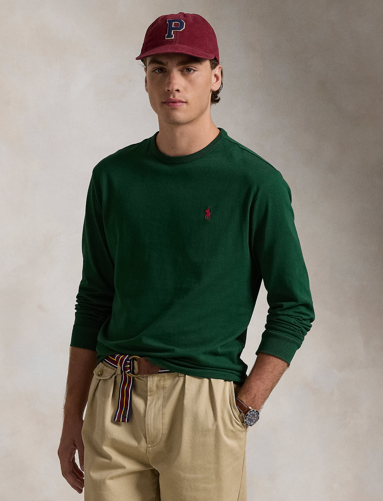 Tシャツ・カットソー Ralph Lauren SPORT SHIRT LONG SLEEVE (710 968971 004 KEY) Polo Ralph Lauren LONG SLEEVE SPORT SHIRT Yellow | BSTN Store